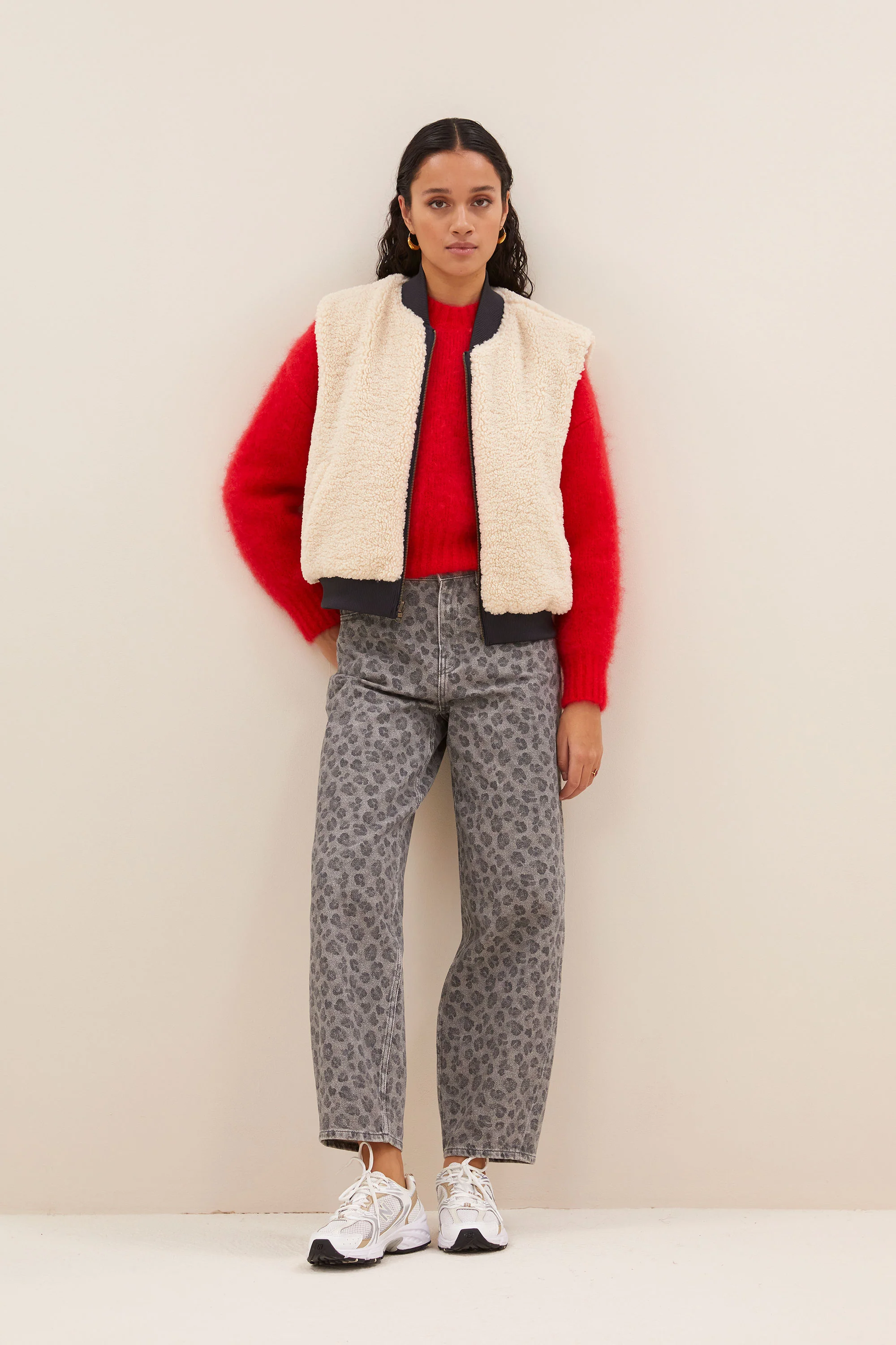 aleksi sleeveless jacket | charcoal - Image 6