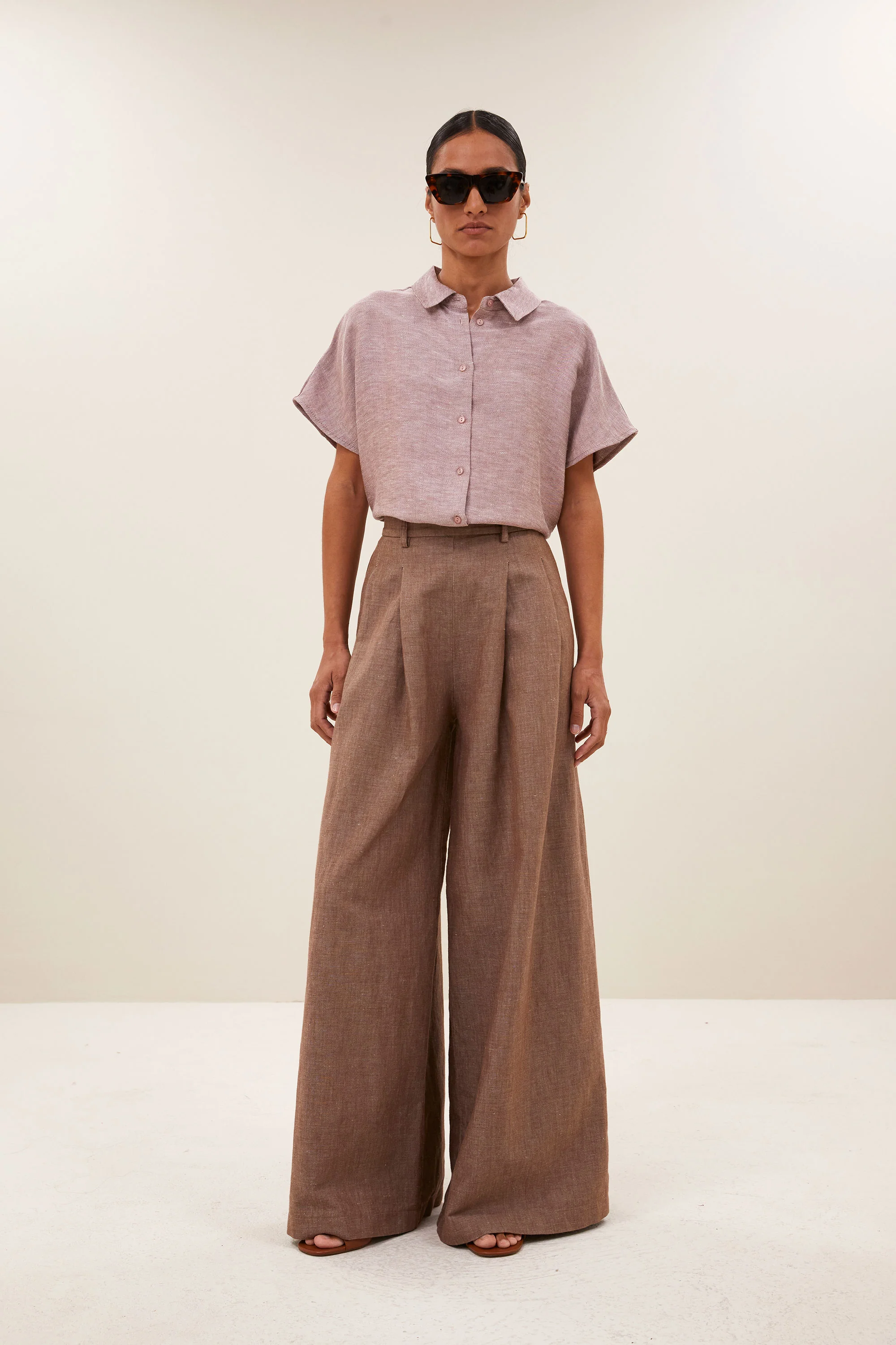 barley gloss blouse | mellow rose - Image 3