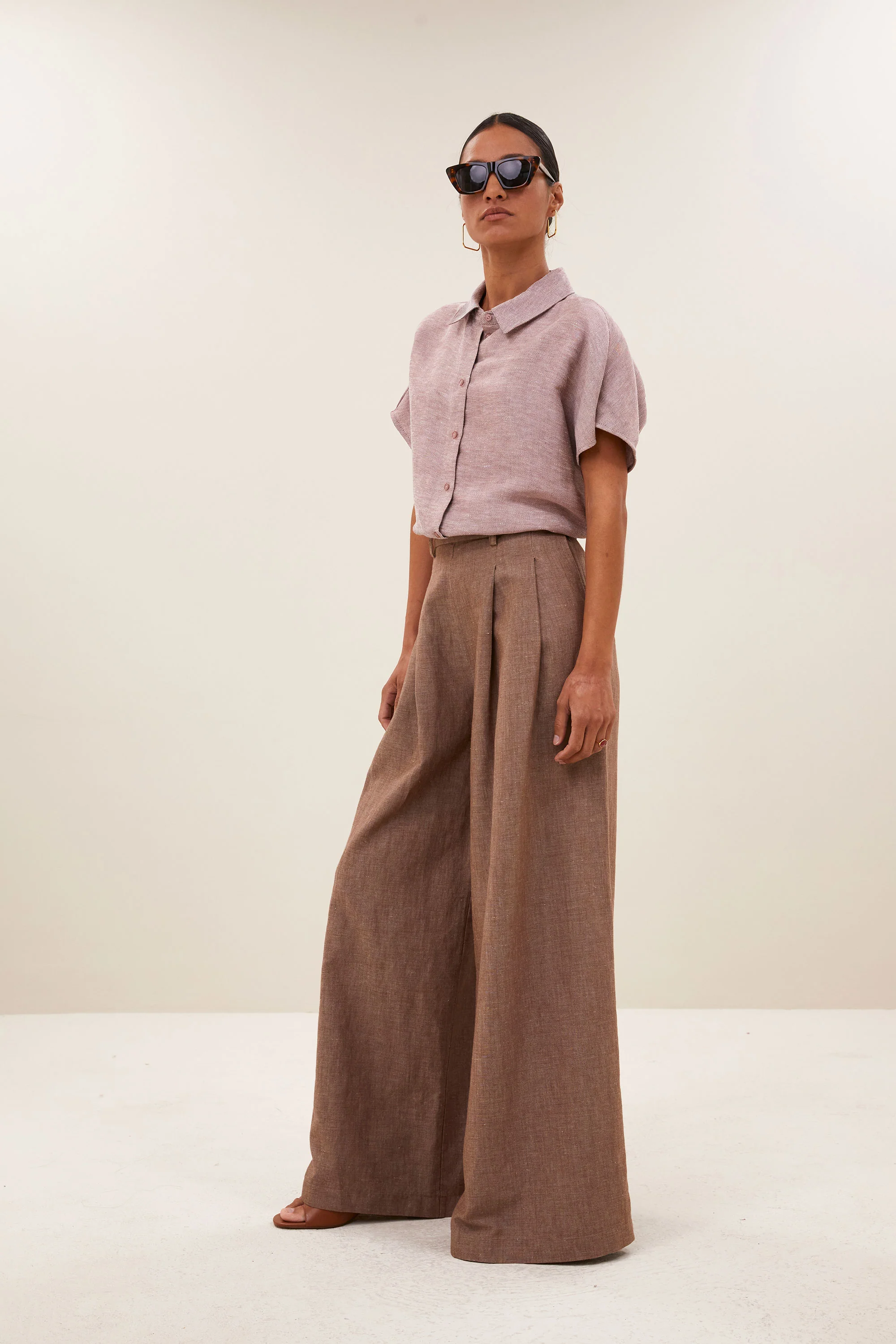 barley gloss blouse | mellow rose - Image 4