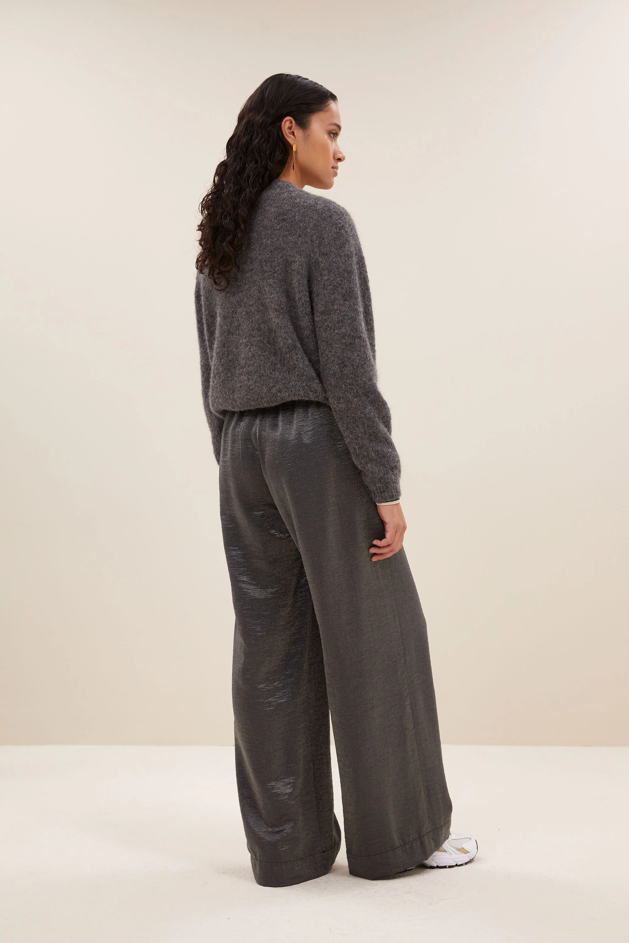 benji metallic pants | metallic silver - Image 3