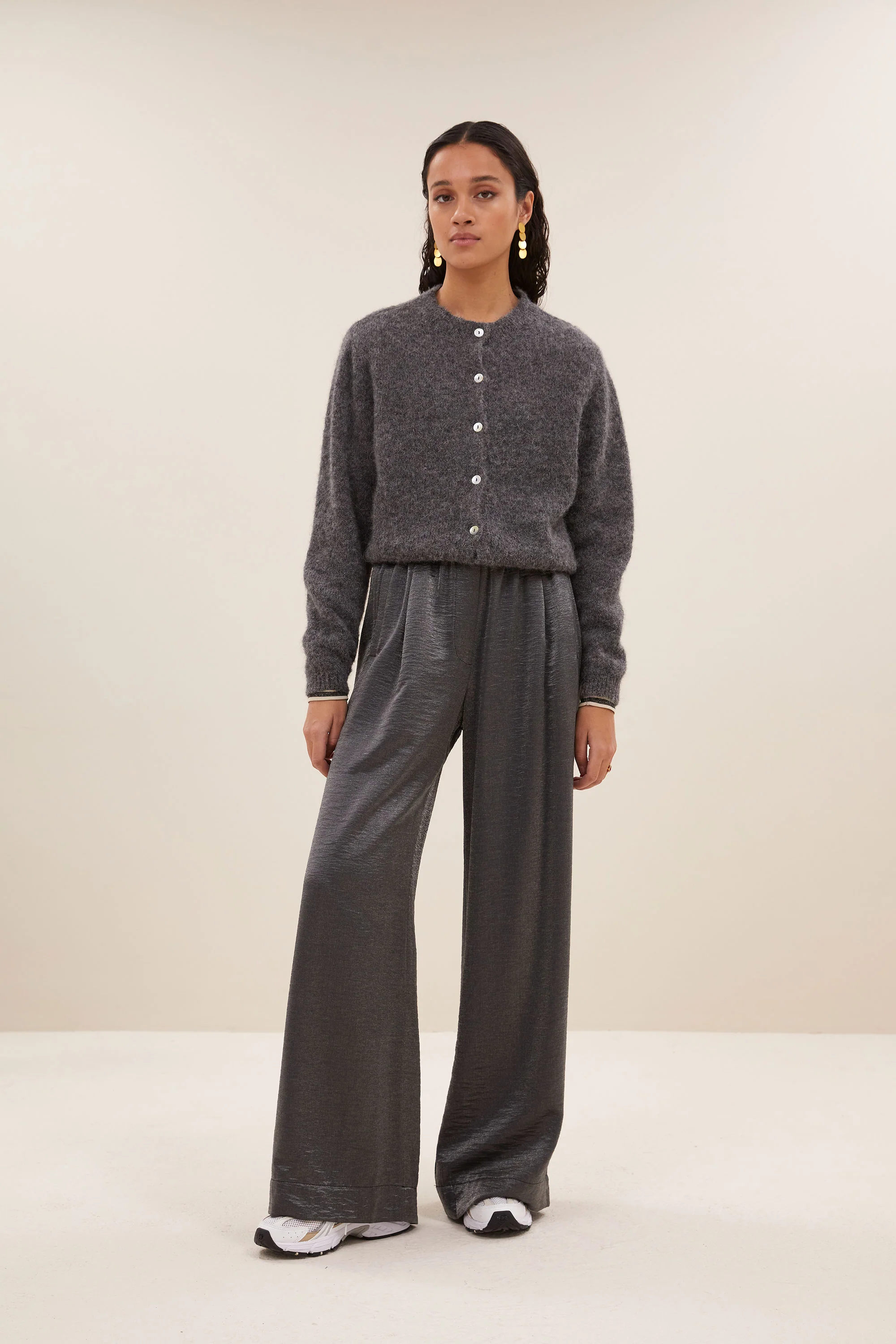 benji metallic pants | metallic silver - Image 4