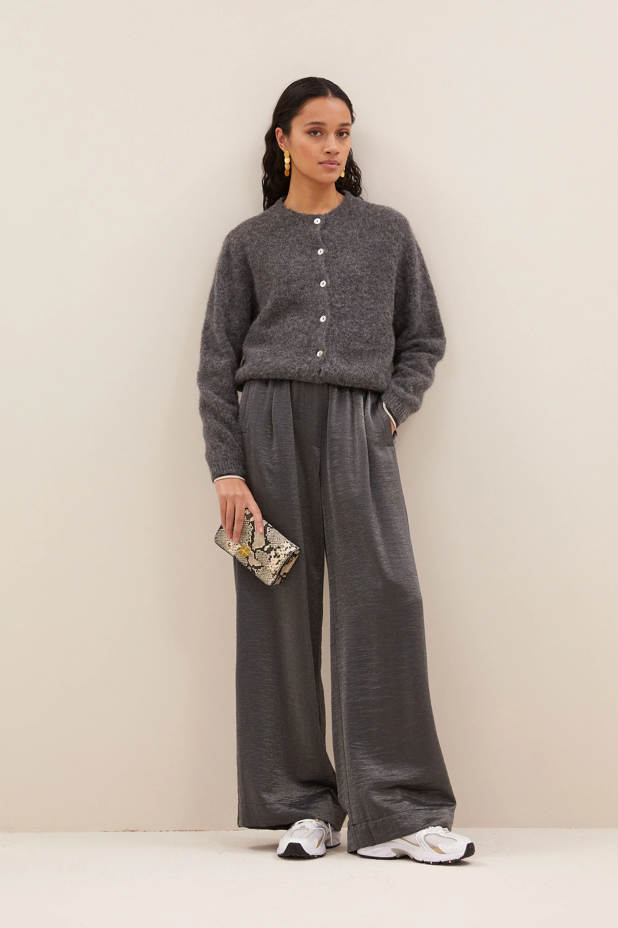 benji metallic pants | metallic silver - Image 5