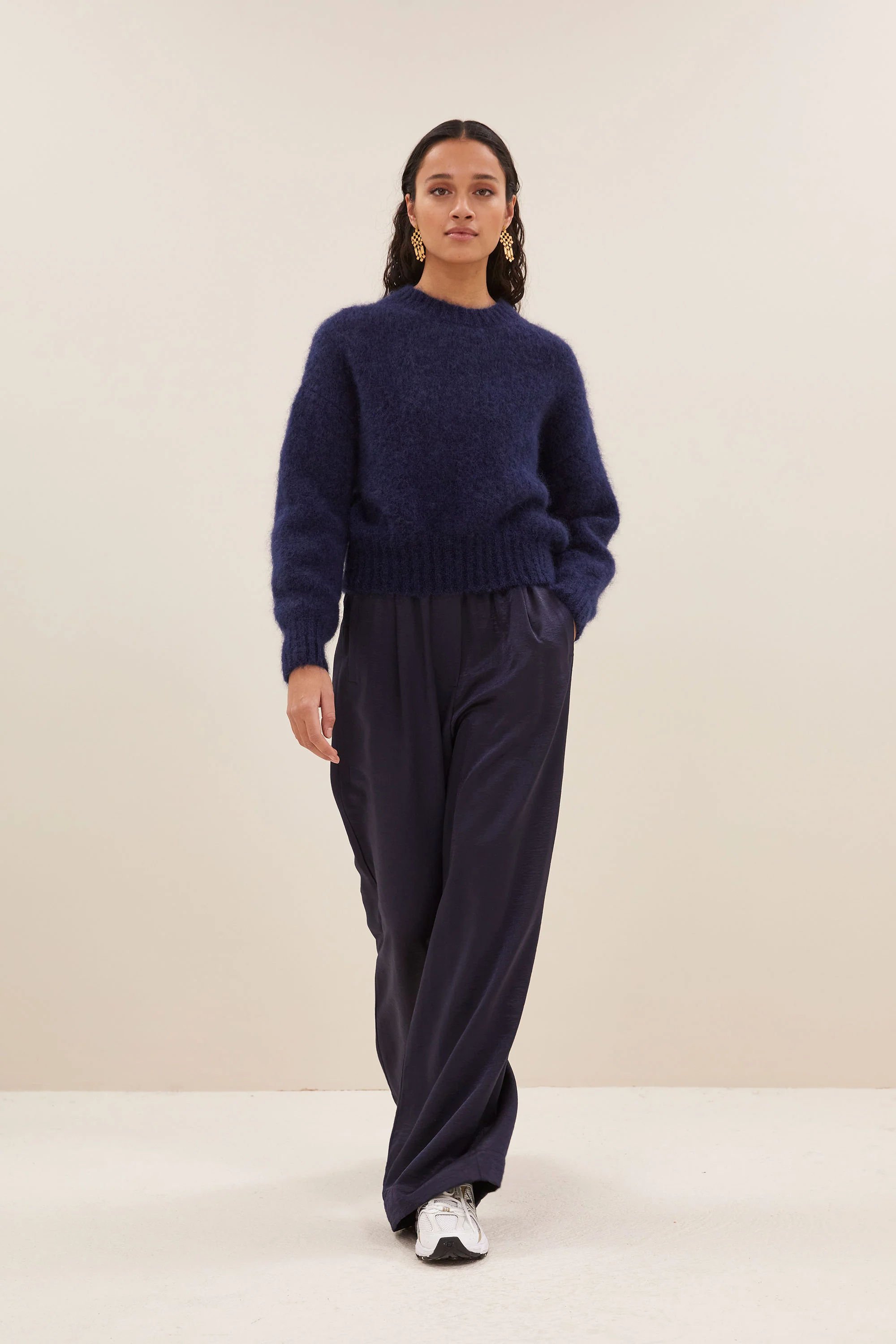 benji metallic pants | midnight - Image 4