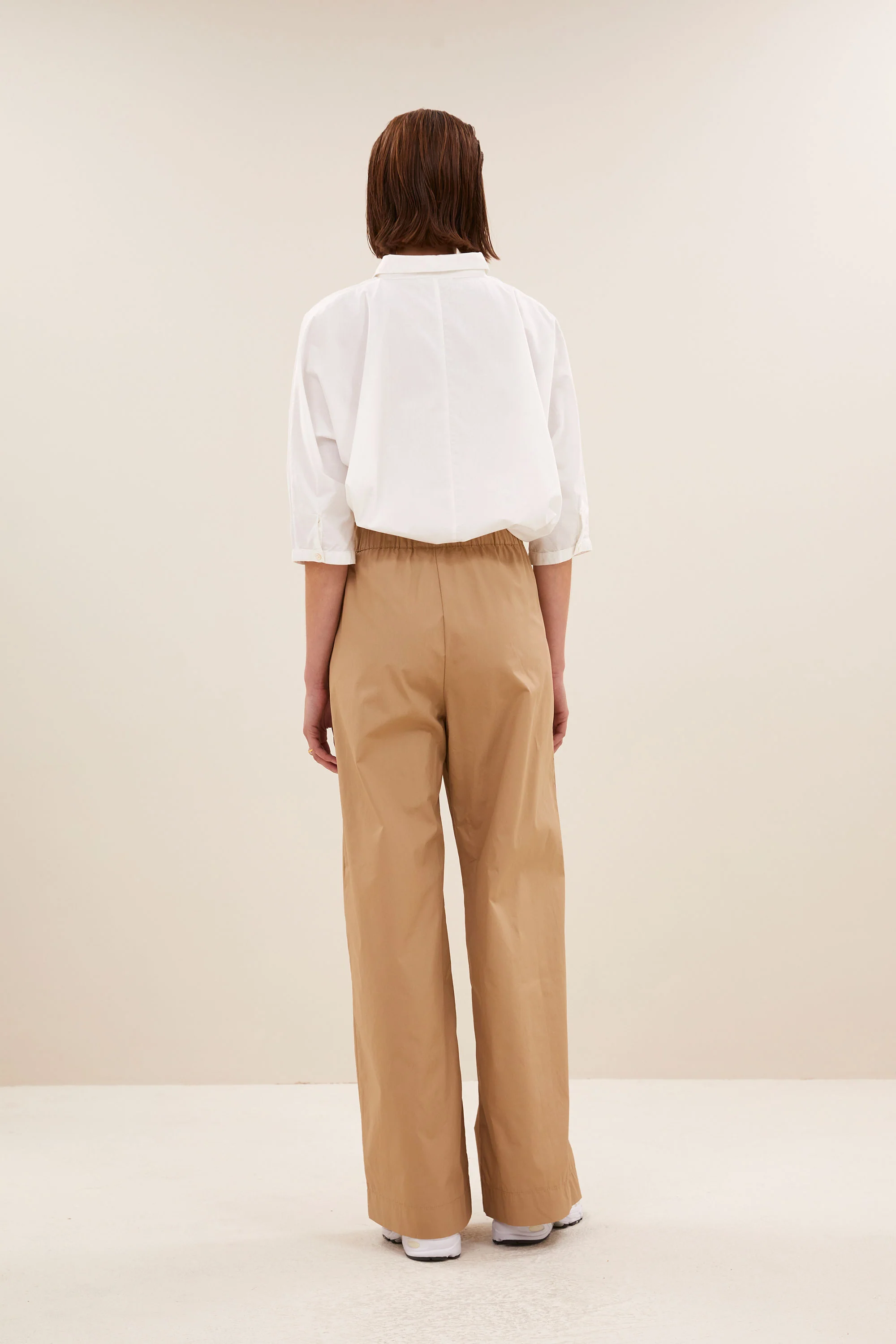 benji poplin pants | camel - Image 3