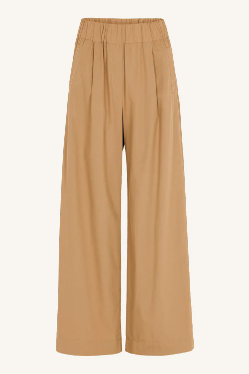 benji poplin pants | camel - Image 7