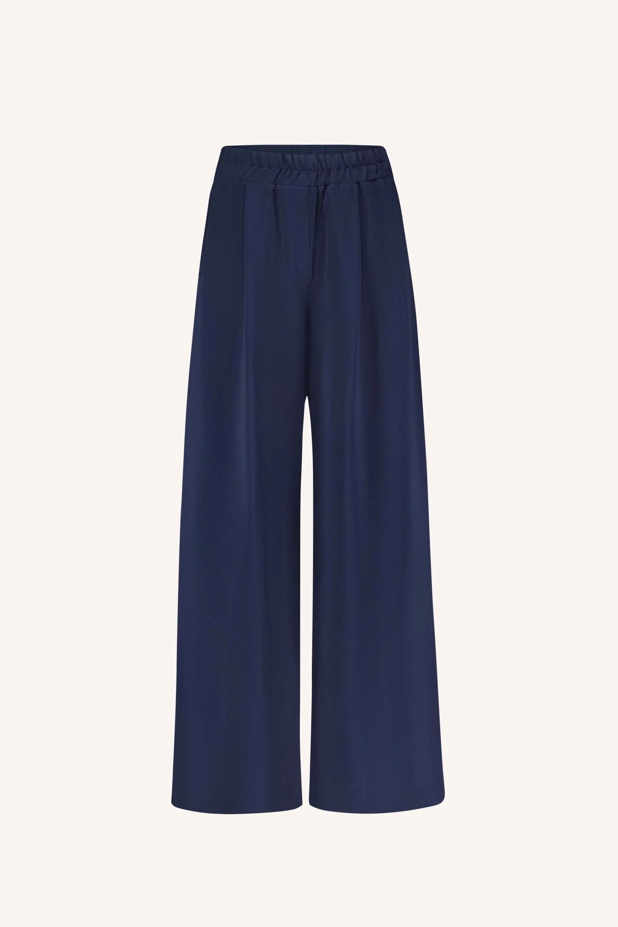 benji satin stripe pants | evening blue - Image 8