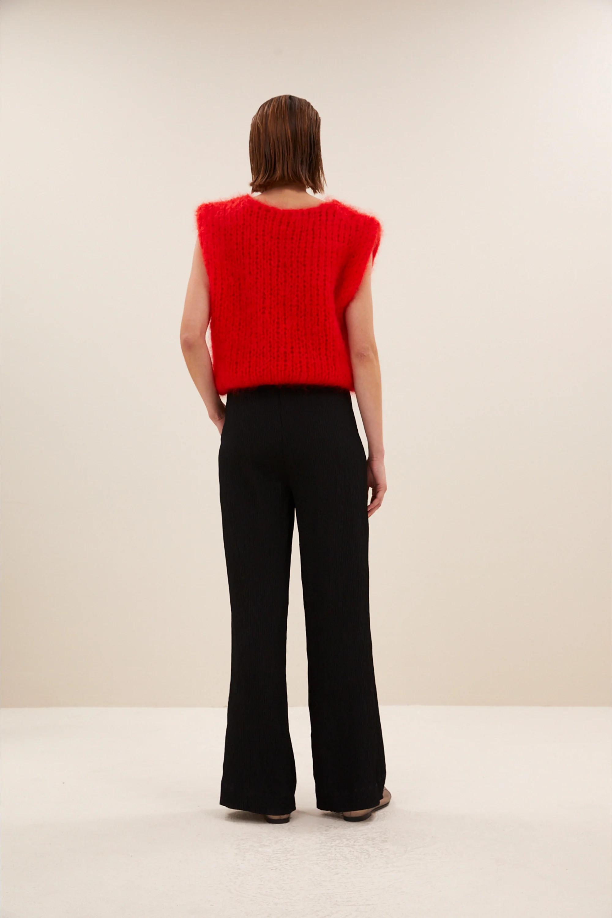 benji structure stripe pants | jet black - Image 4