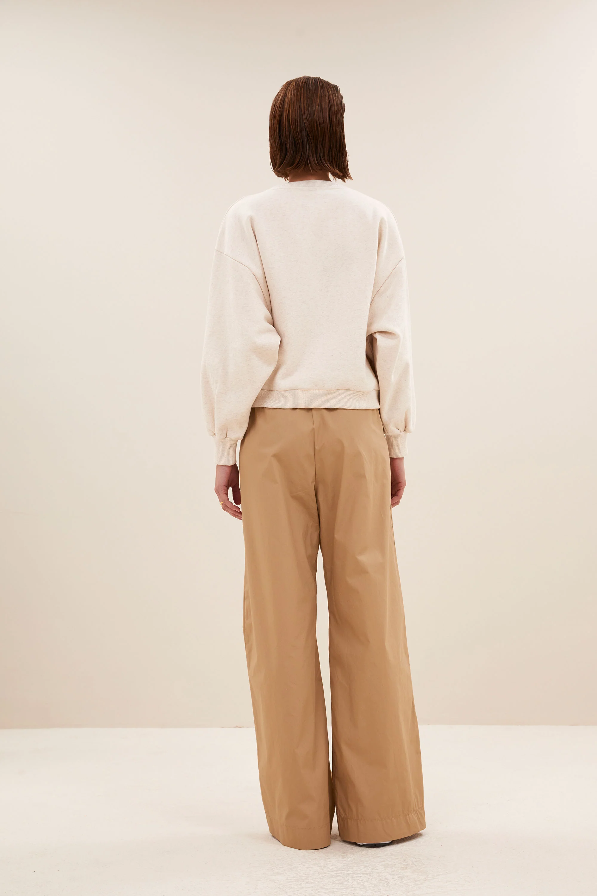 bibi logo sweater | oyster melee - Image 4