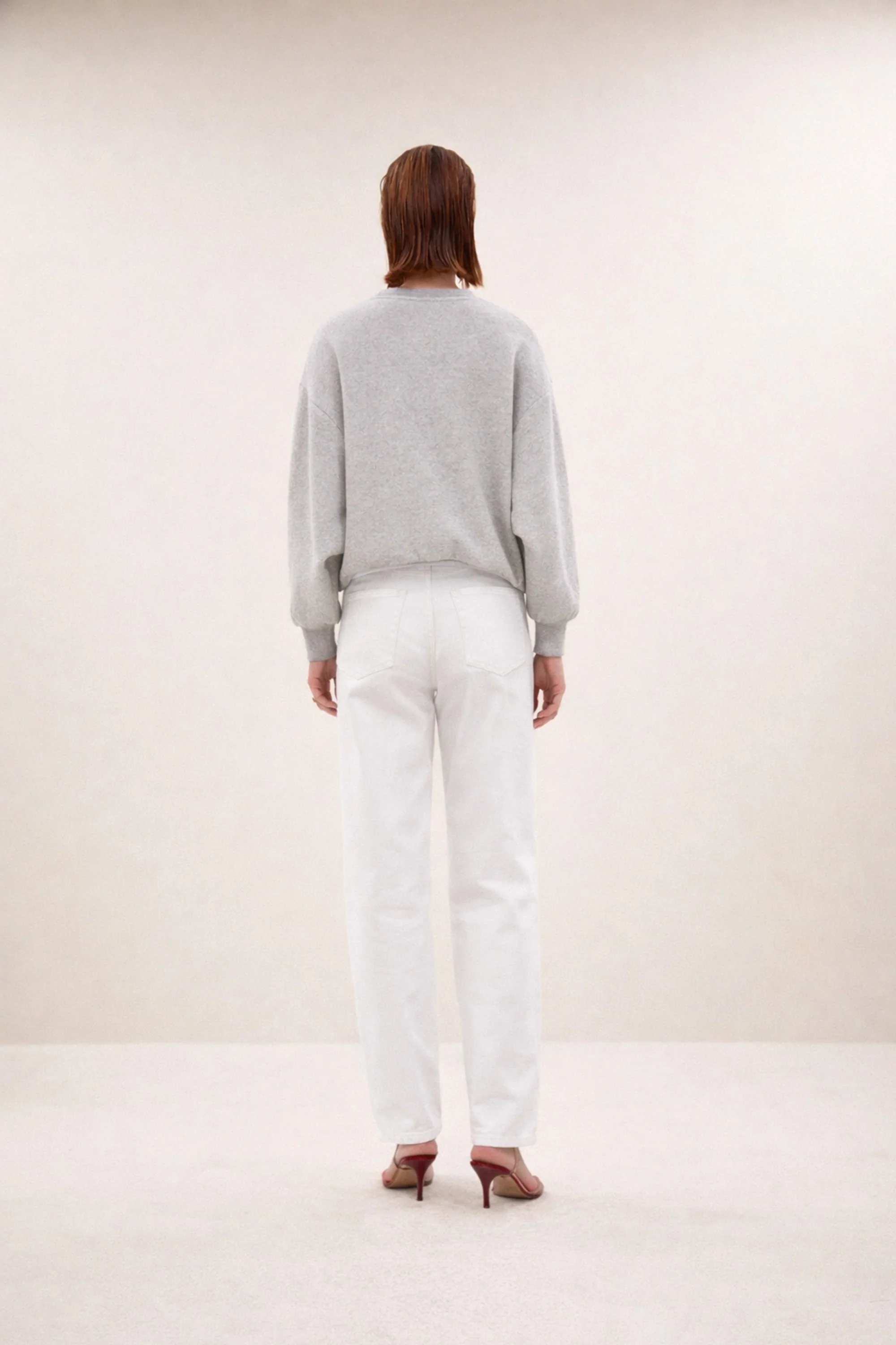 bibi nights melee sweater | grey melee - Image 4