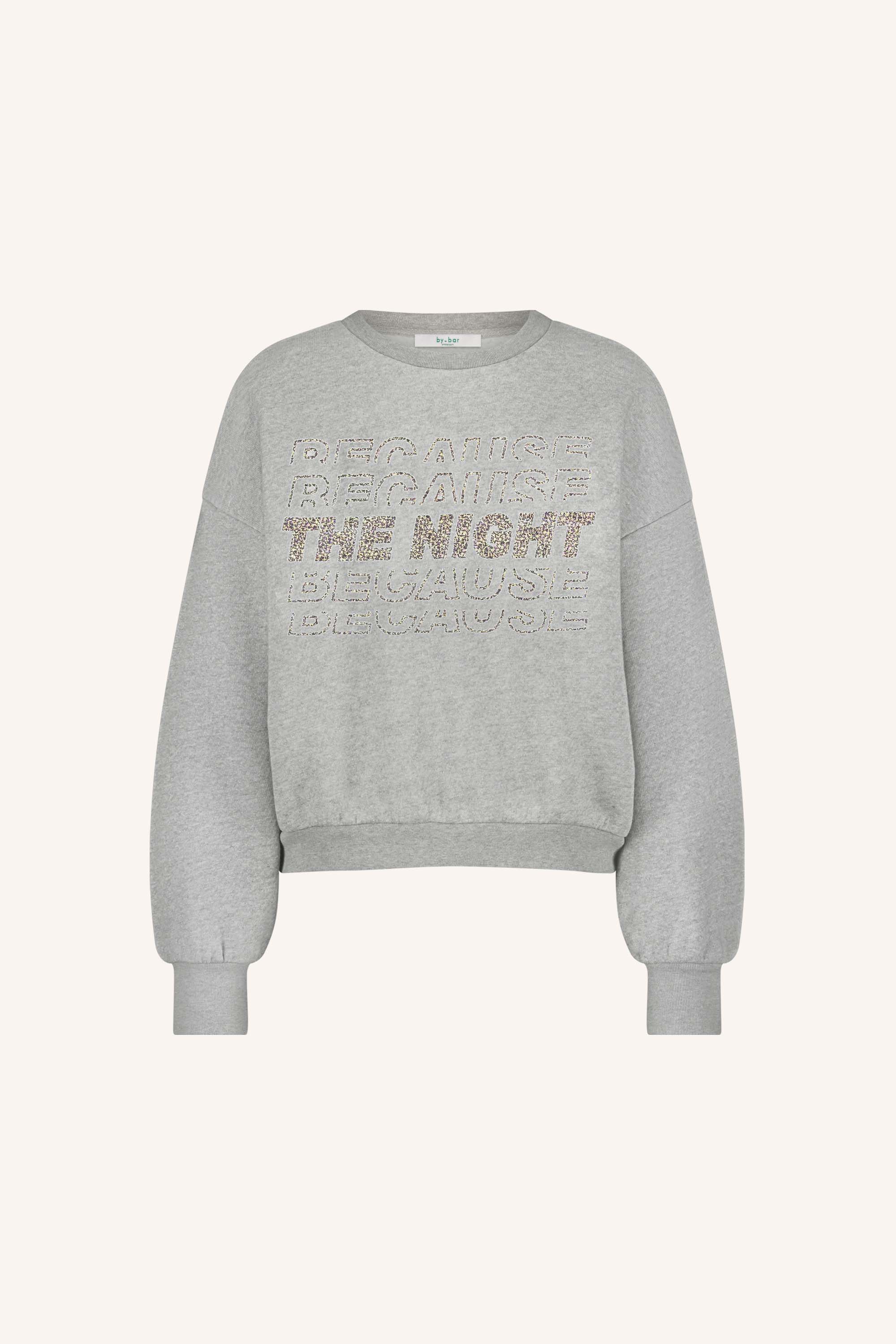 bibi nights melee sweater | grey melee - Image 5