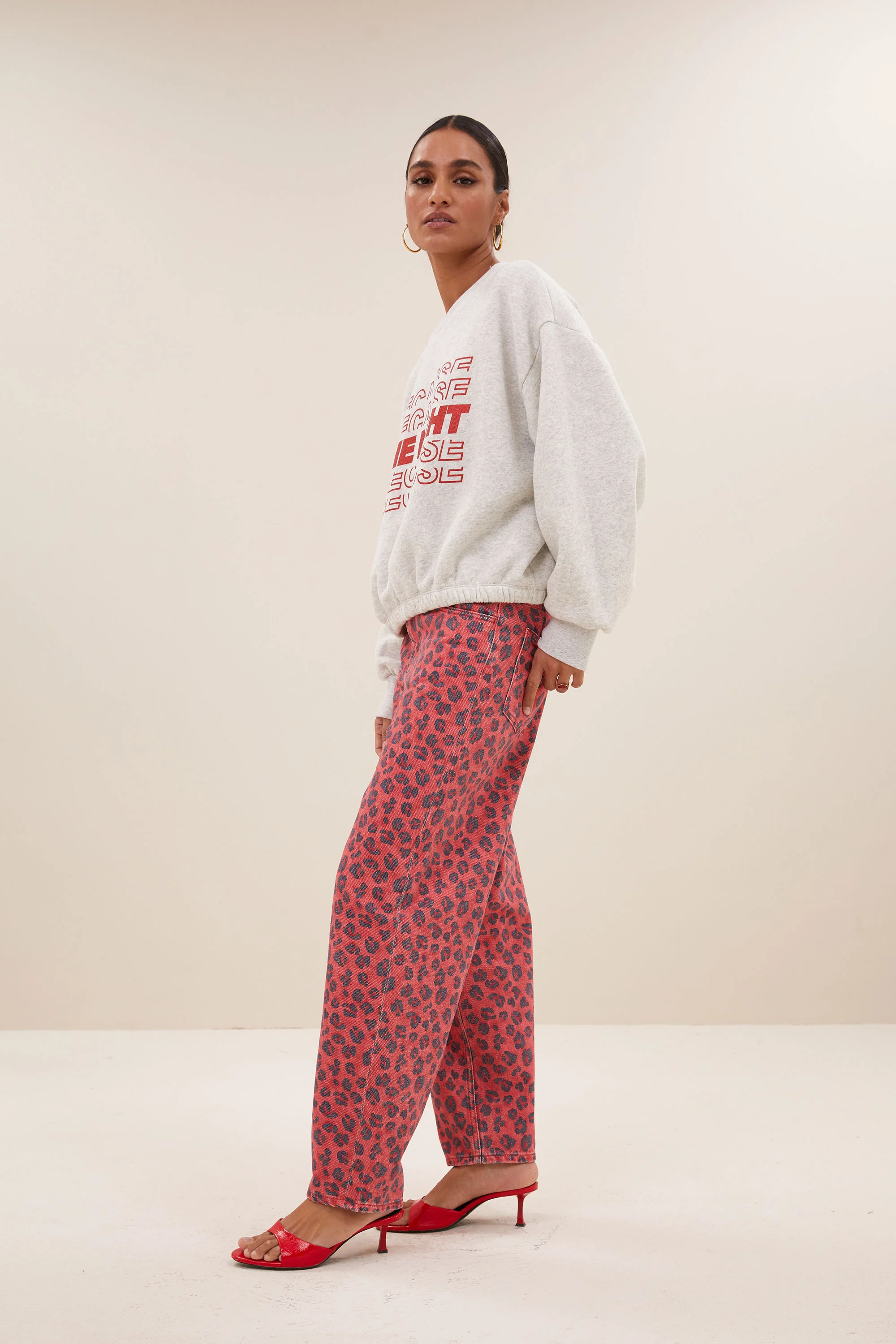 bodil nights sweater | light grey melee - Image 4