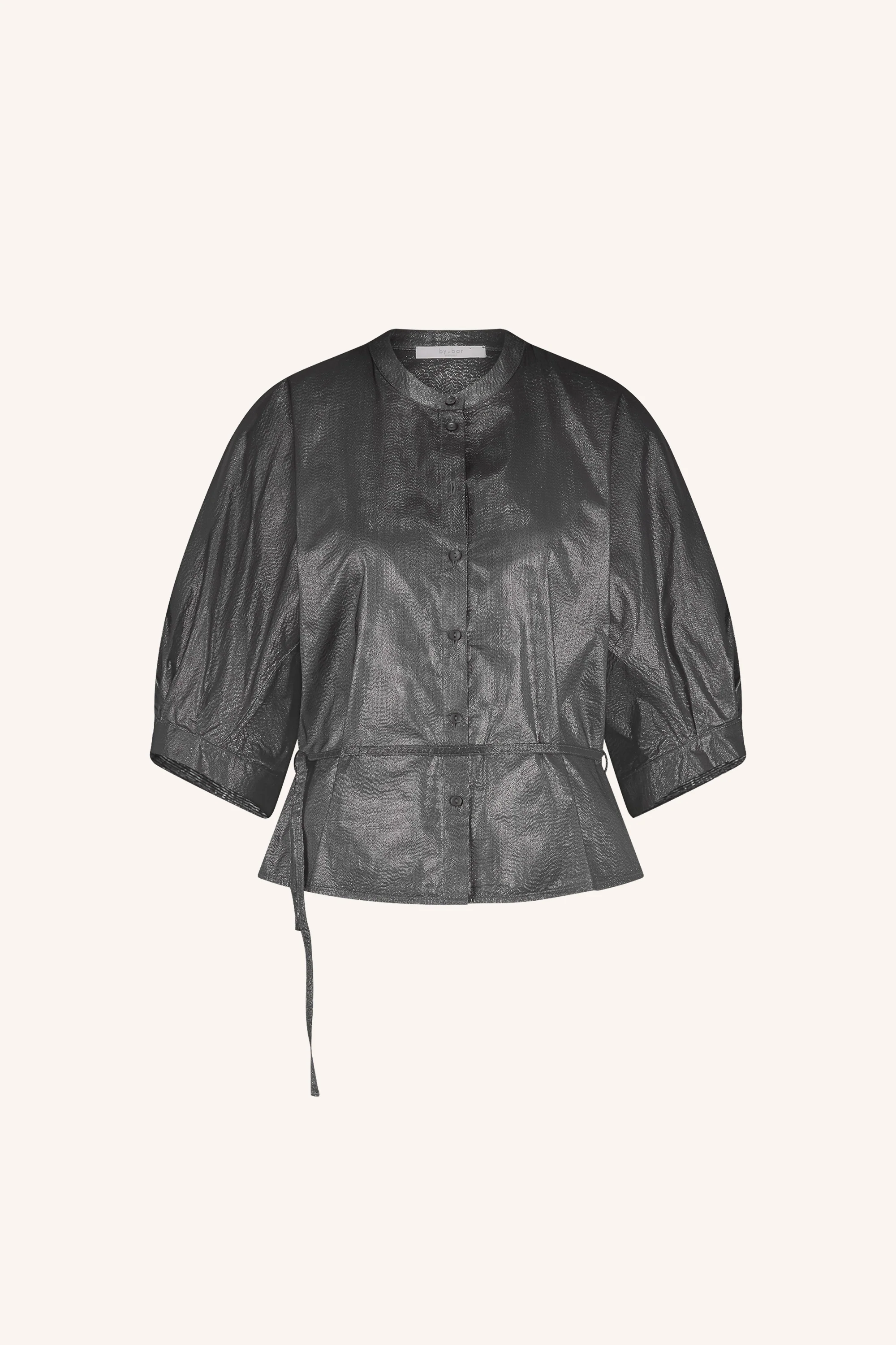 christi silver blouse | silver - Image 5