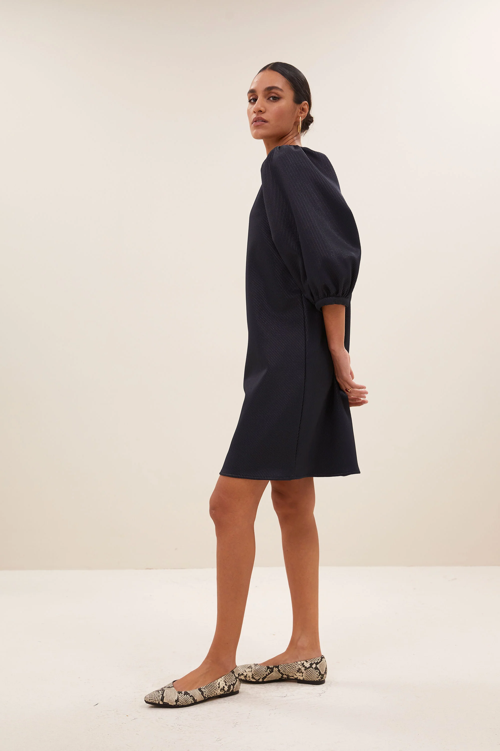 gigi gloss dress | midnight - Image 3