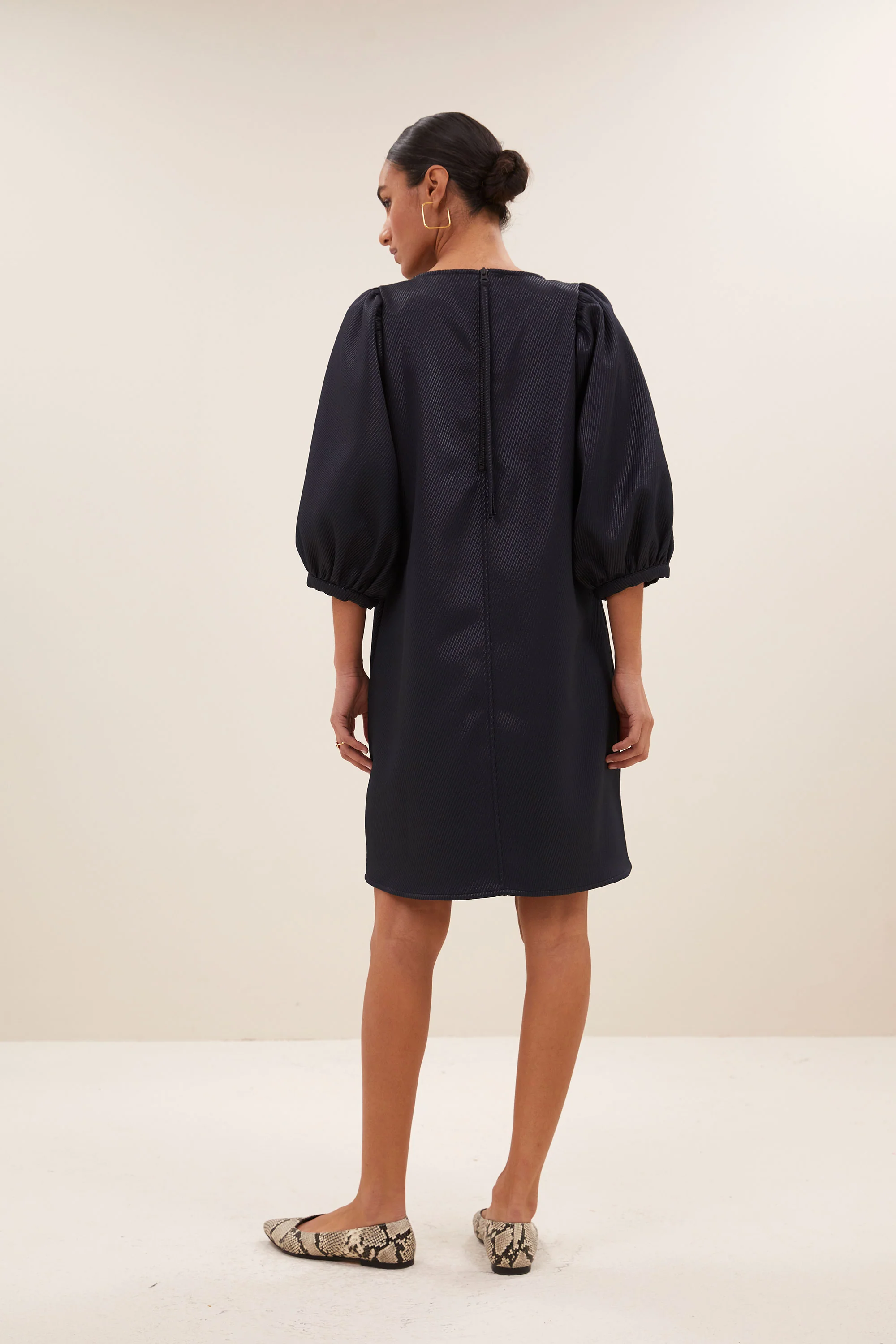 gigi gloss dress | midnight - Image 4