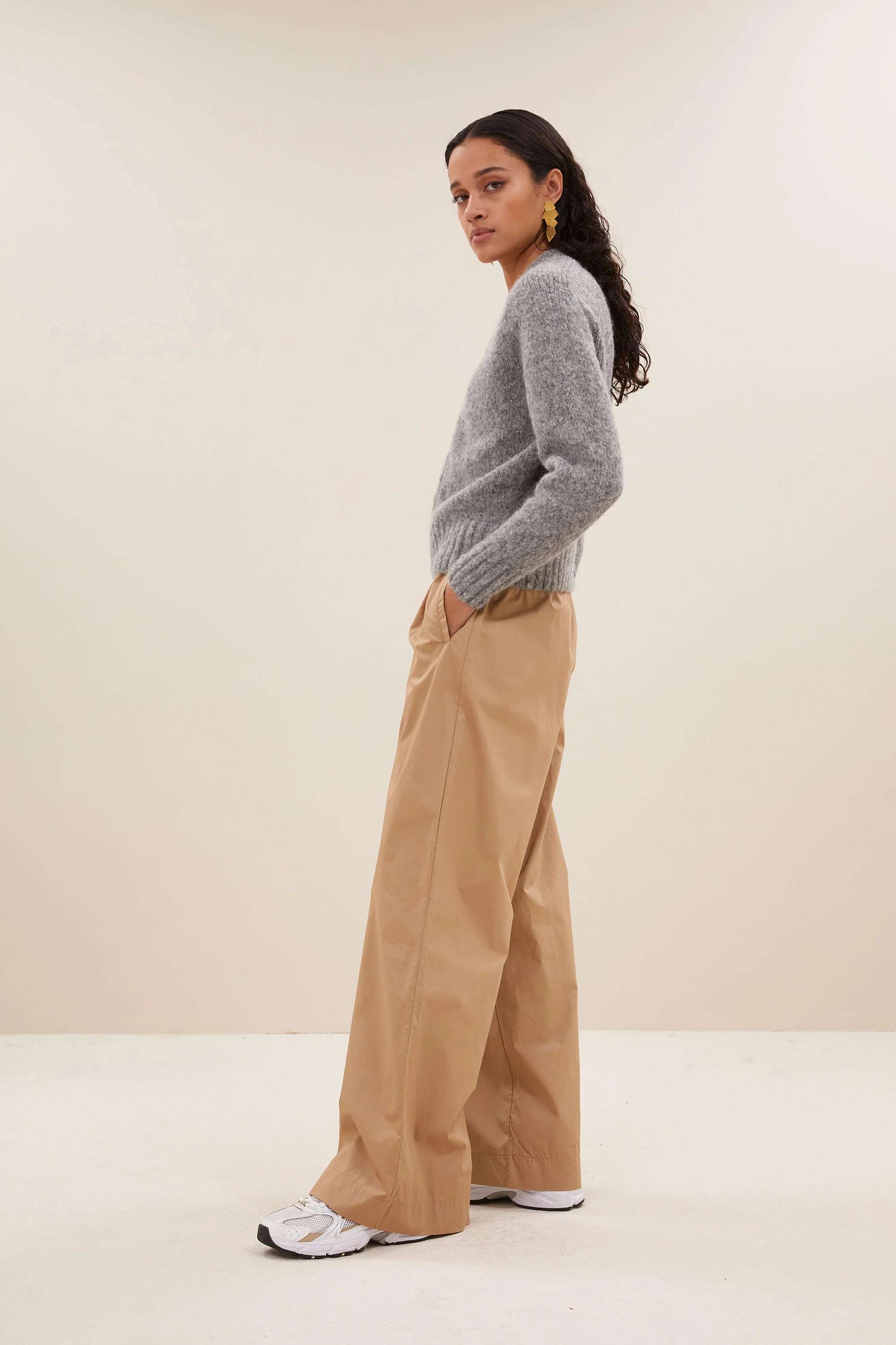 jonas zipp cardigan | grey melee - Image 3