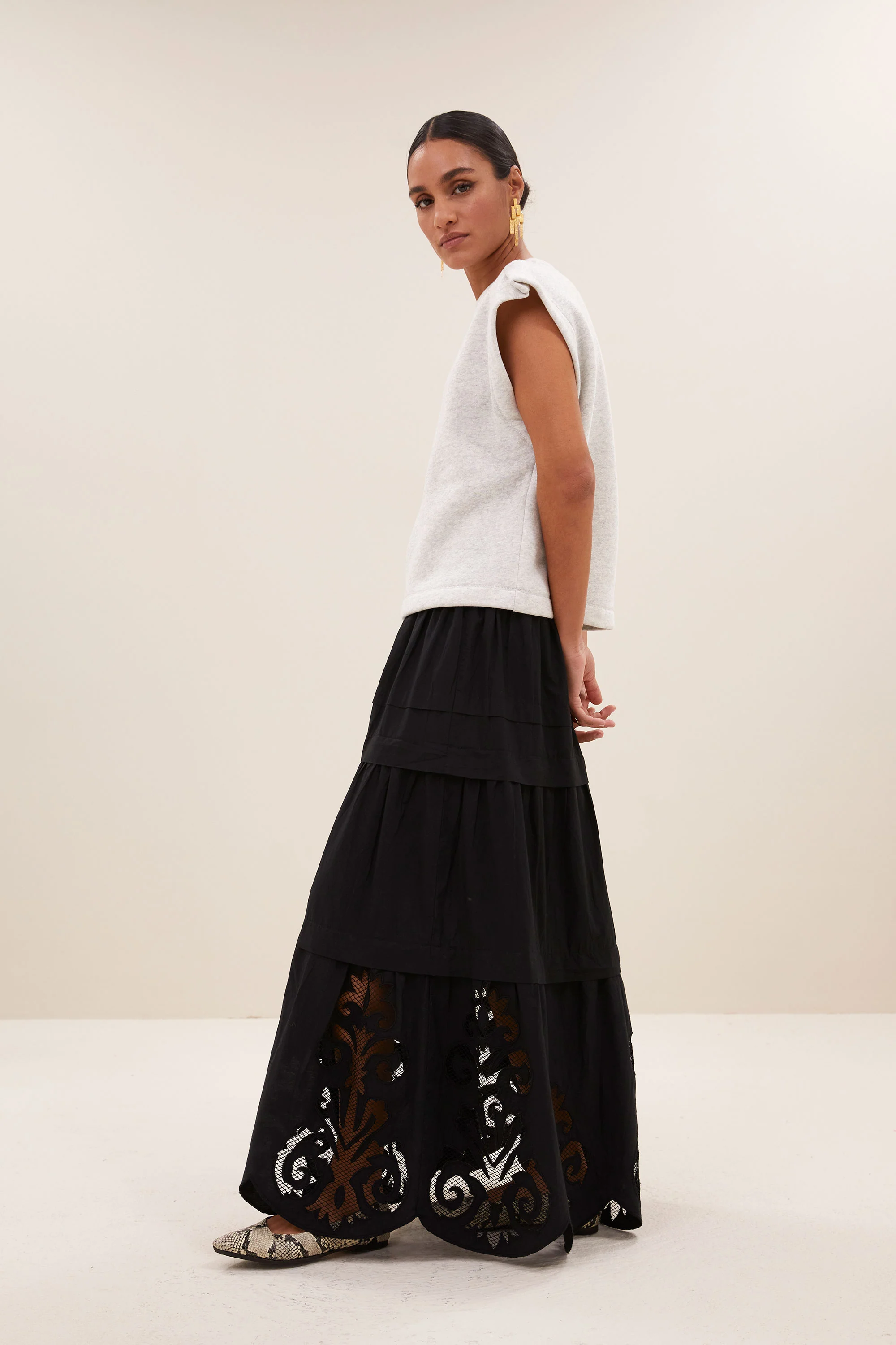 lauren skirt | jet black - Image 3