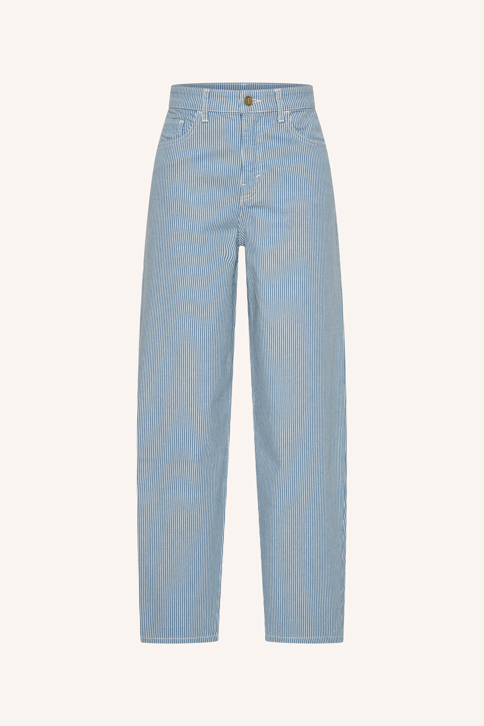 lew stripe pants | blue milky stripe - Image 4