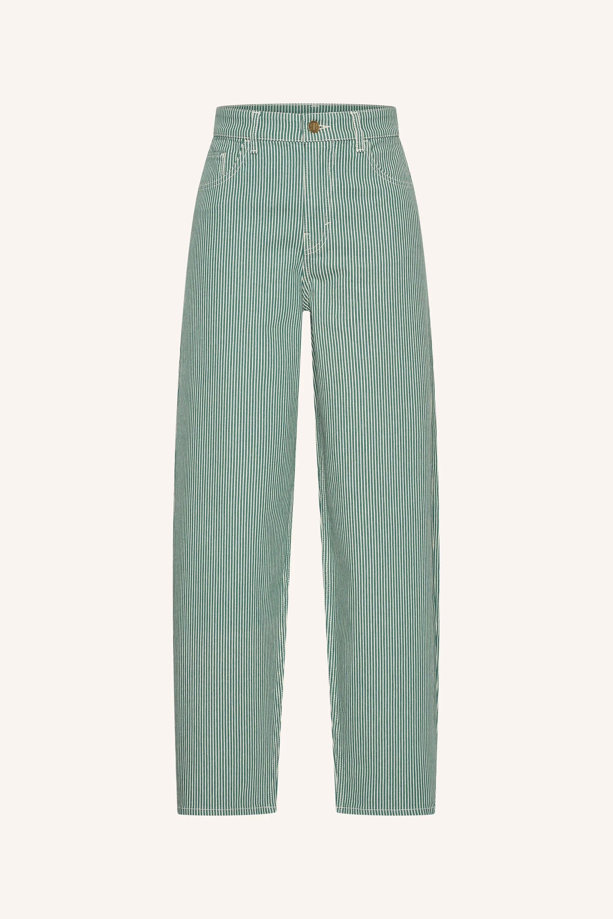 lew stripe pants | dark green stripe - Image 4
