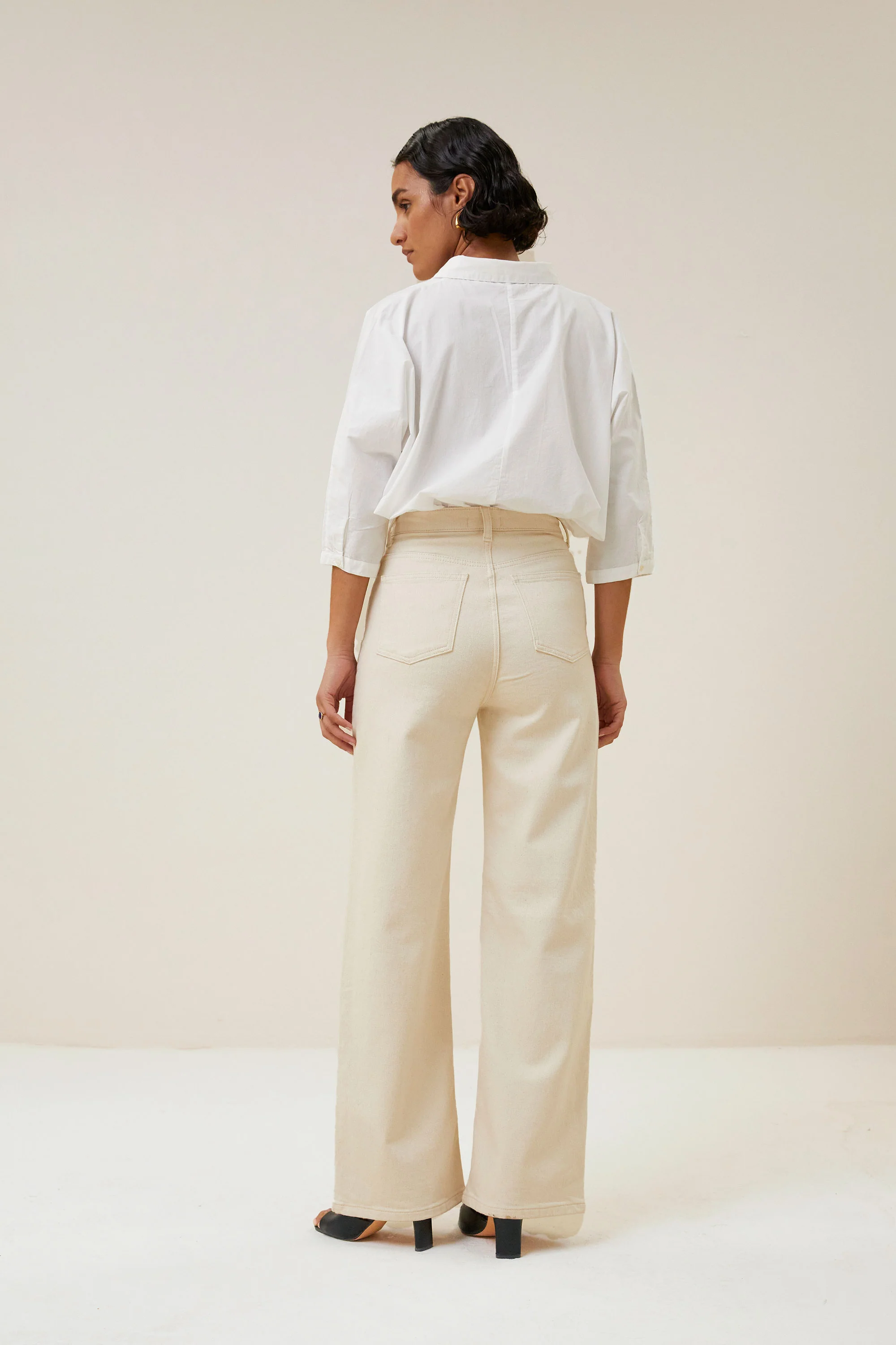 lina rw pants | raw white - Image 3
