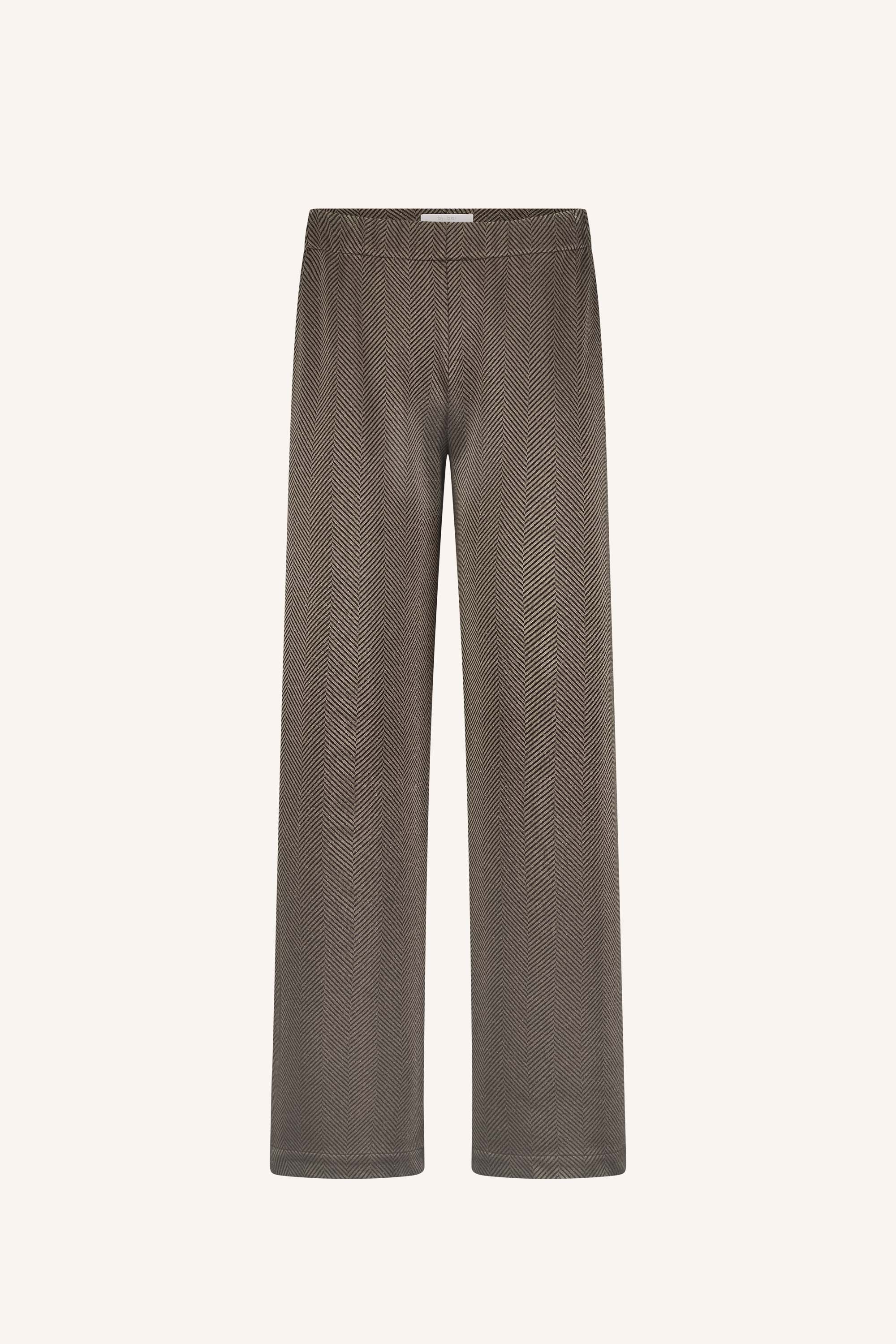 lissa herringbone pants | biscuit - Image 6