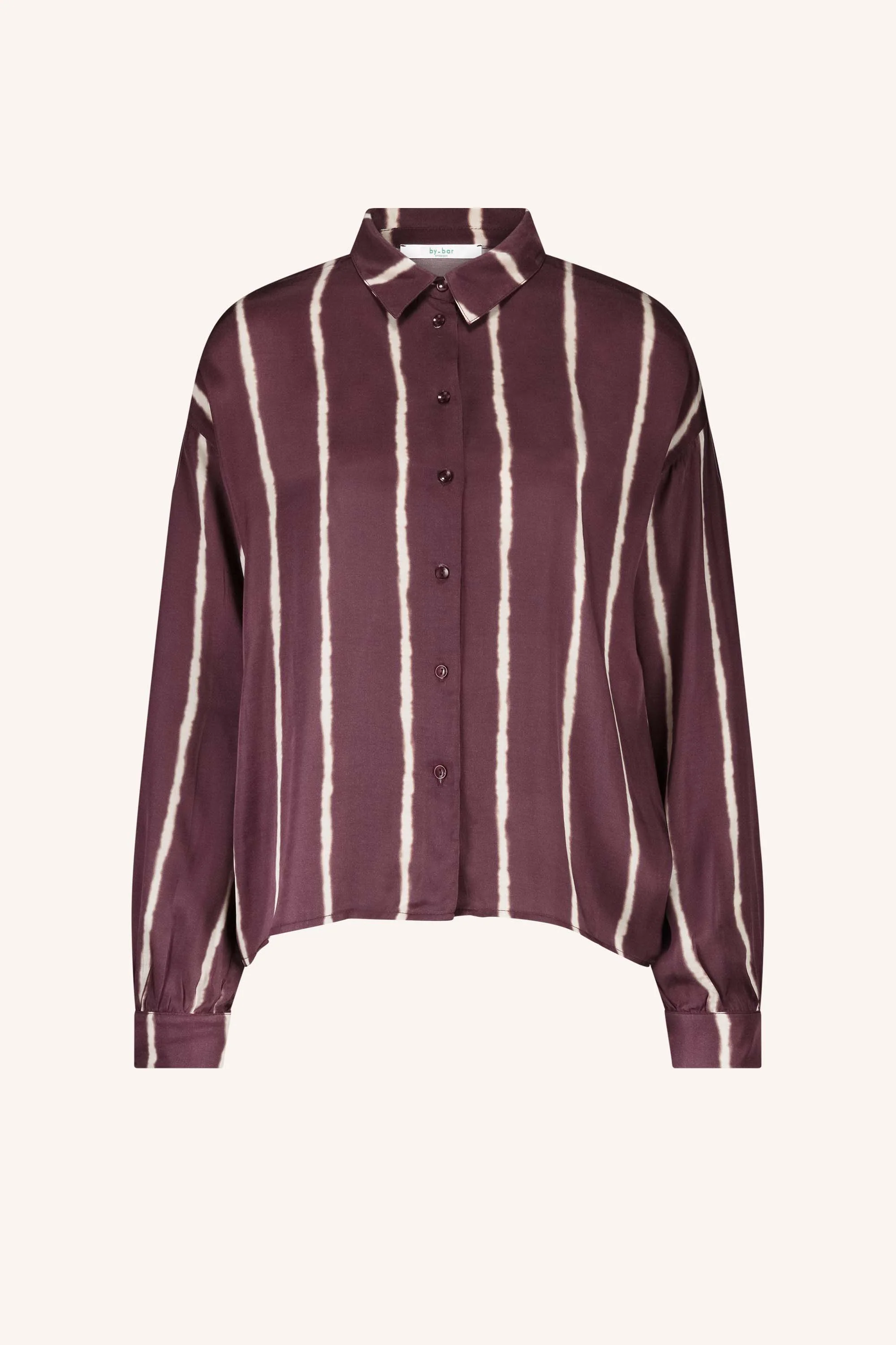 lykke tie dye blouse | pecan tie dye stripe - Image 6