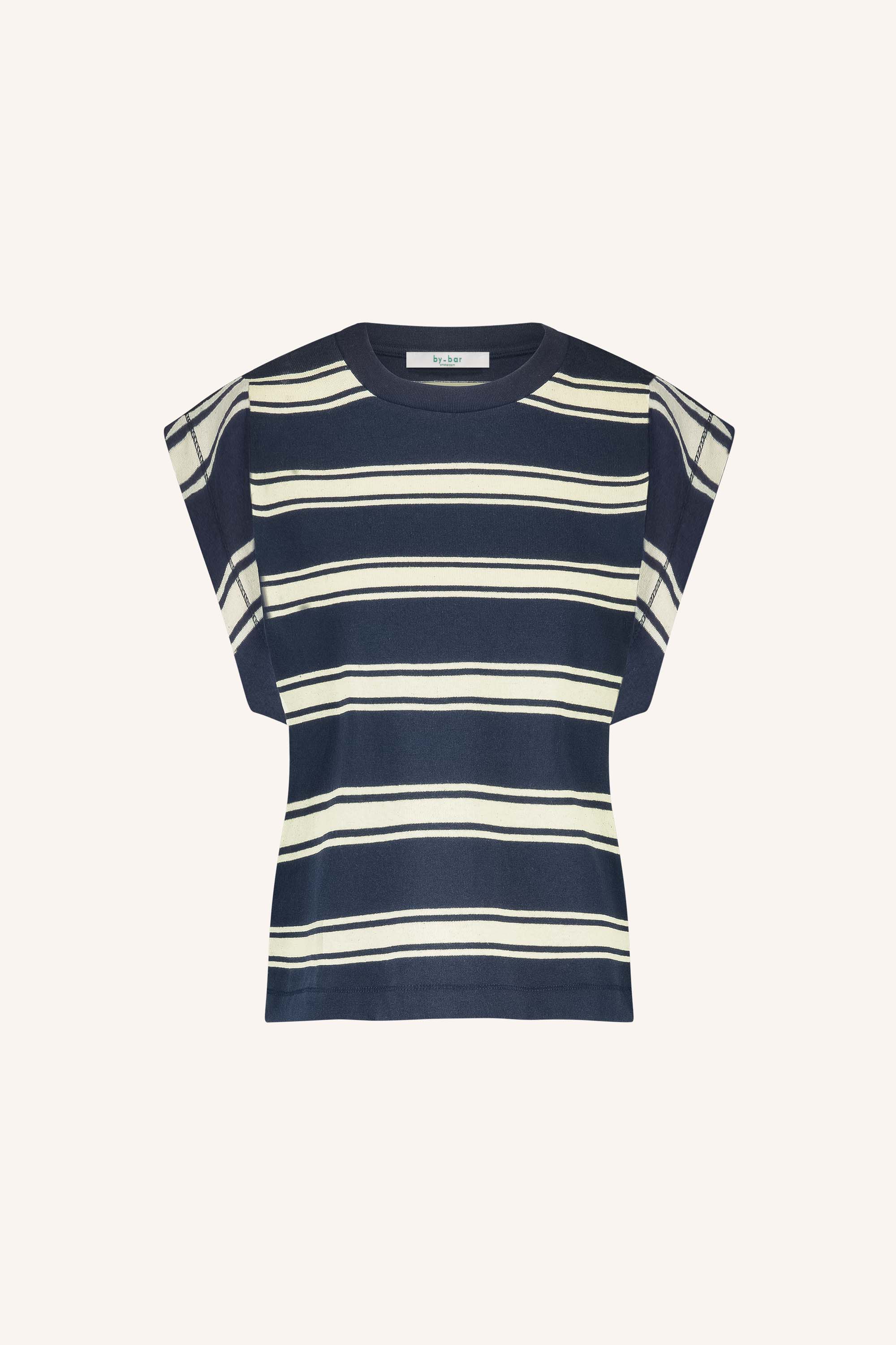 mason stripe top | grain navy stripe - Image 5