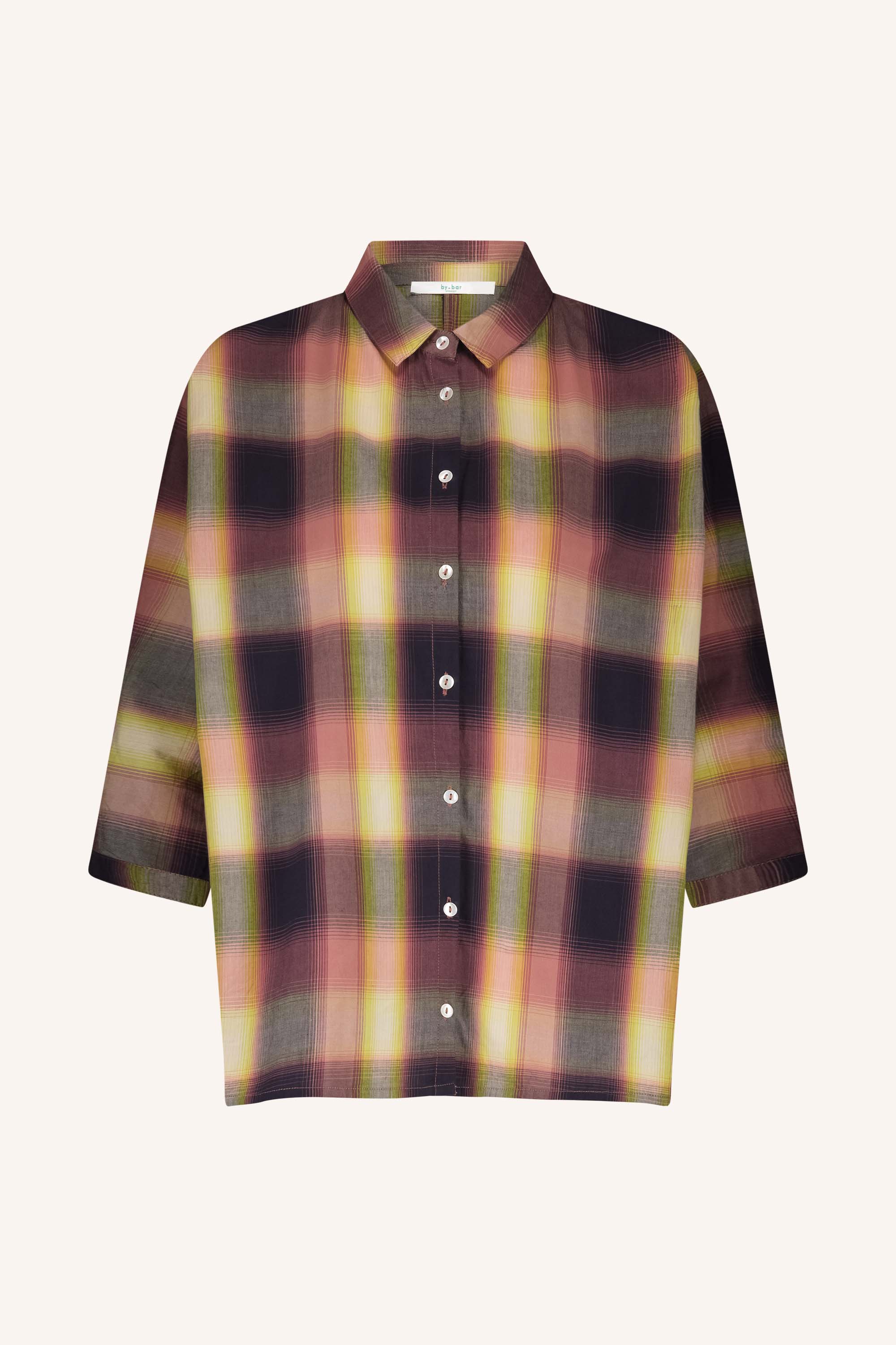 norel madras blouse | madras check - Image 5