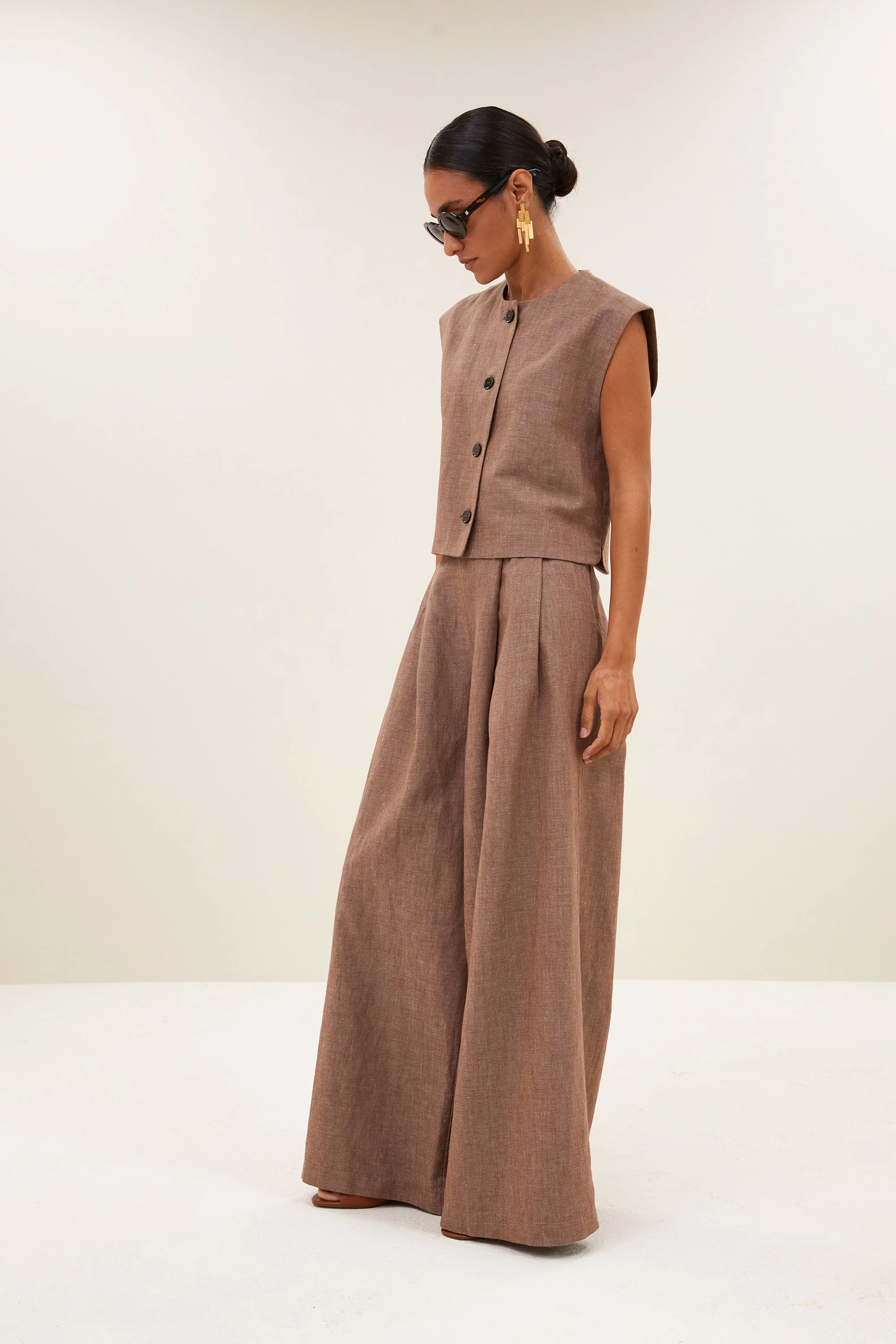 nori girone gilet | iced coffee - Image 5