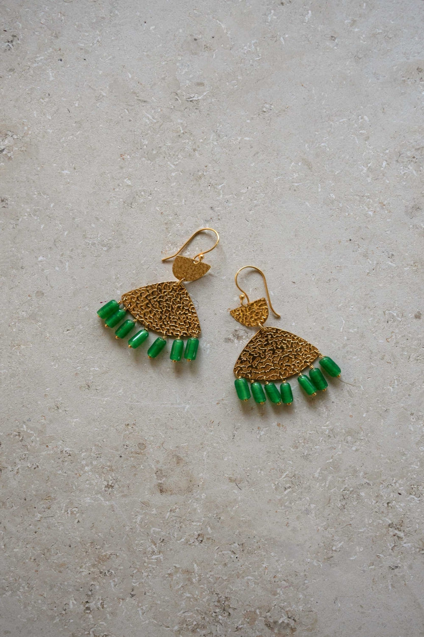 ravi earring | green - Image 3