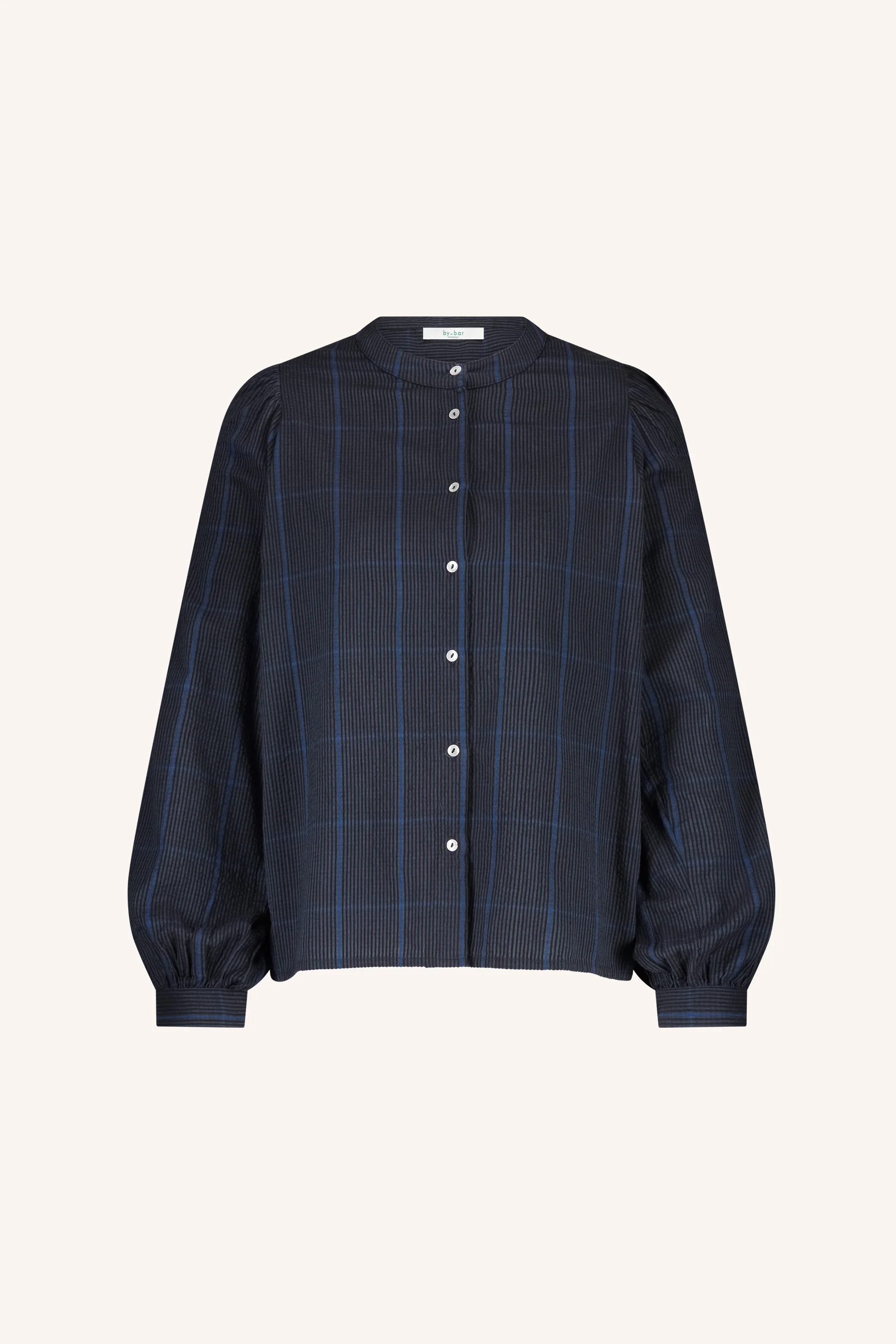 rikki check blouse | blue checks - Image 6