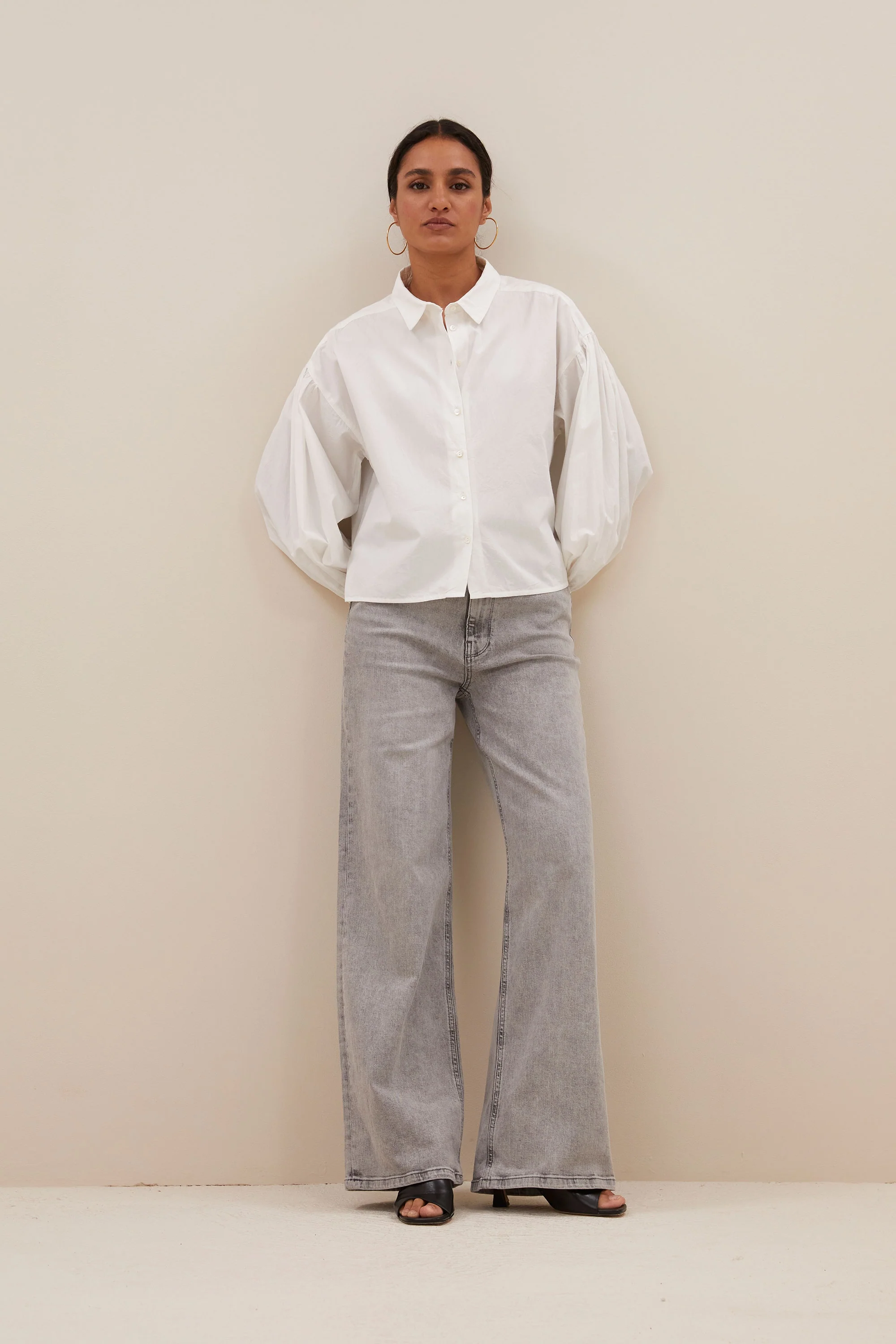 sarah short blouse | white - Image 5