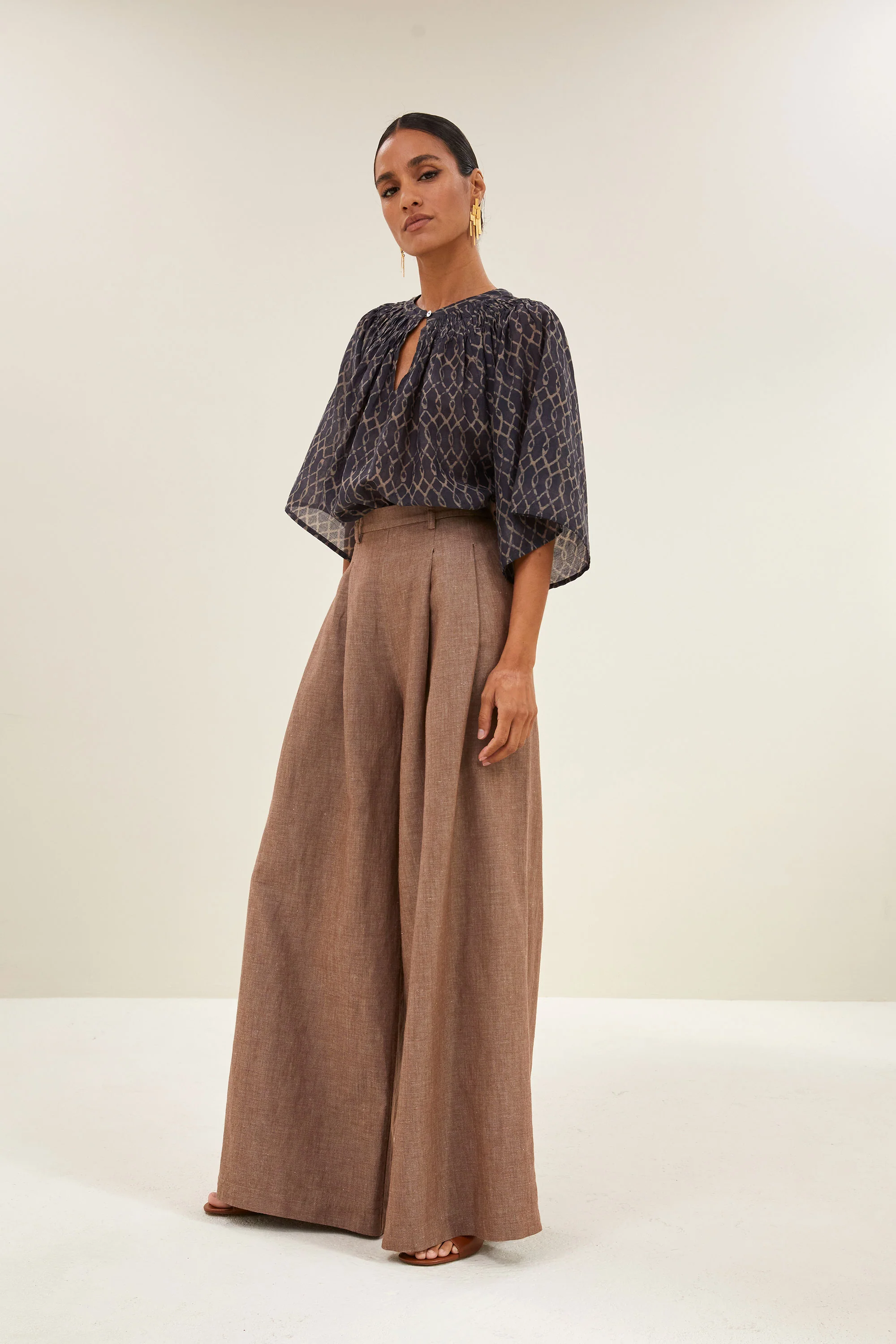 sef girone pants | iced coffee - Image 3