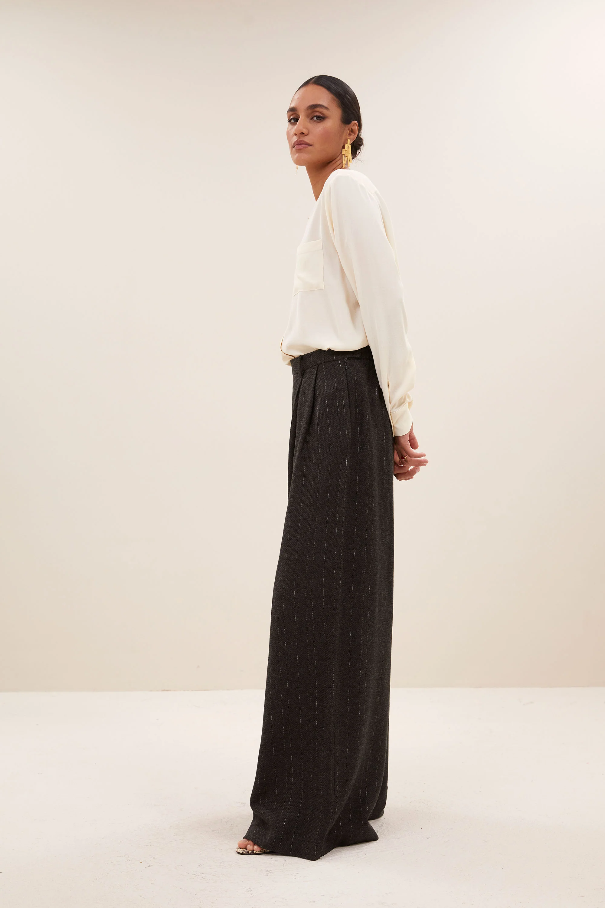 sef grey pants | grey lurex - Image 3