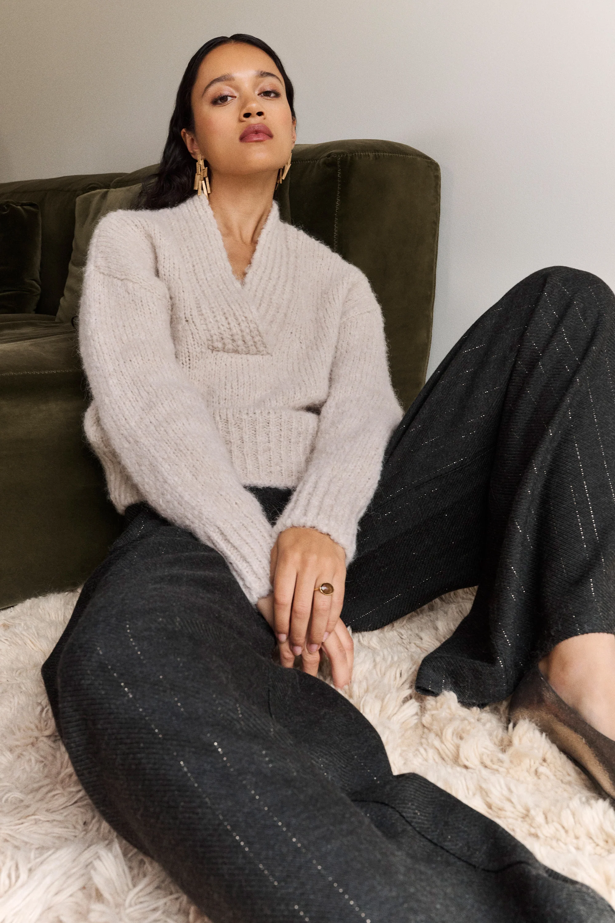 sef grey pants | grey lurex - Image 6