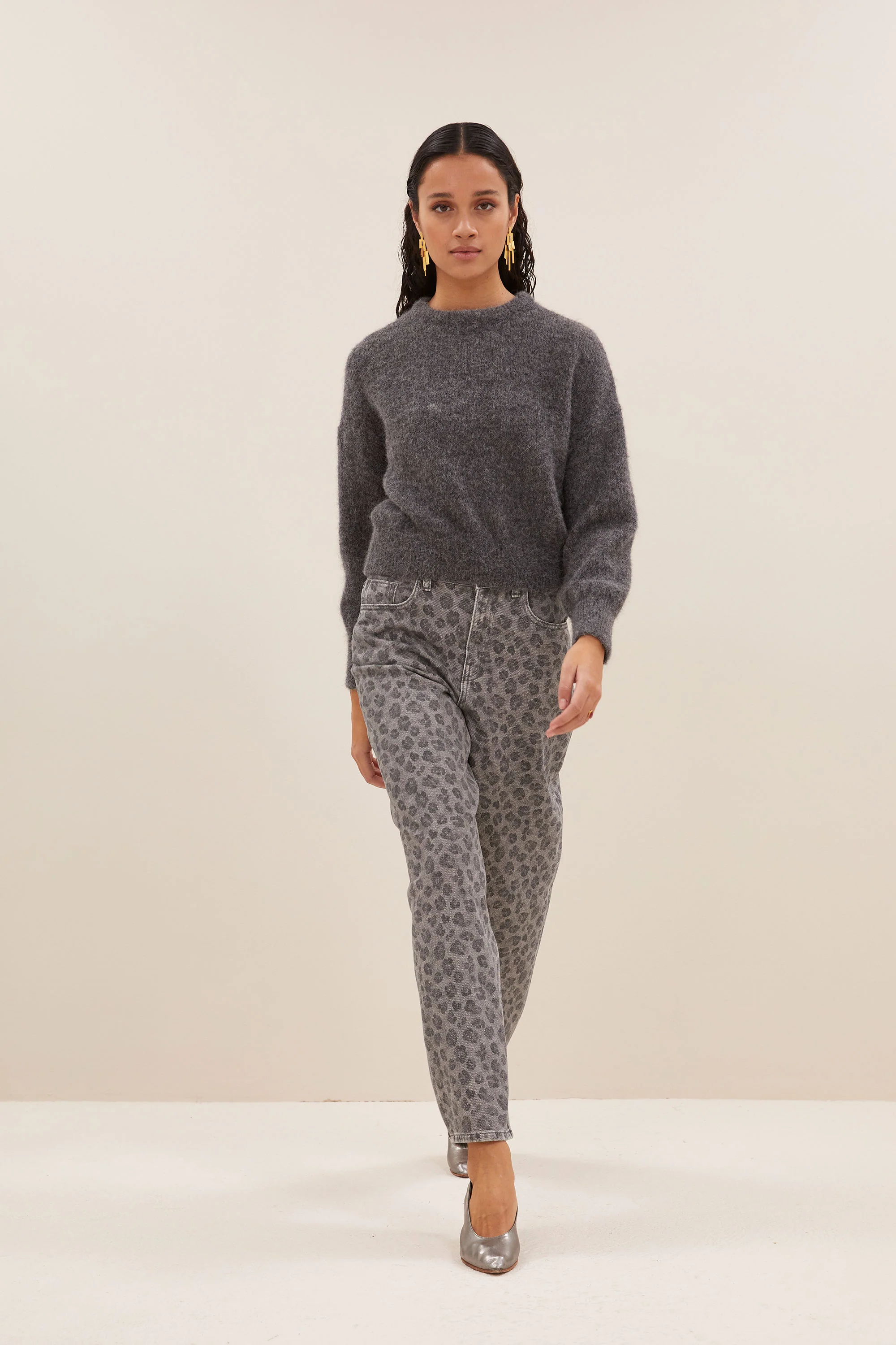 sonny natural pullover | dark grey melee - Image 4