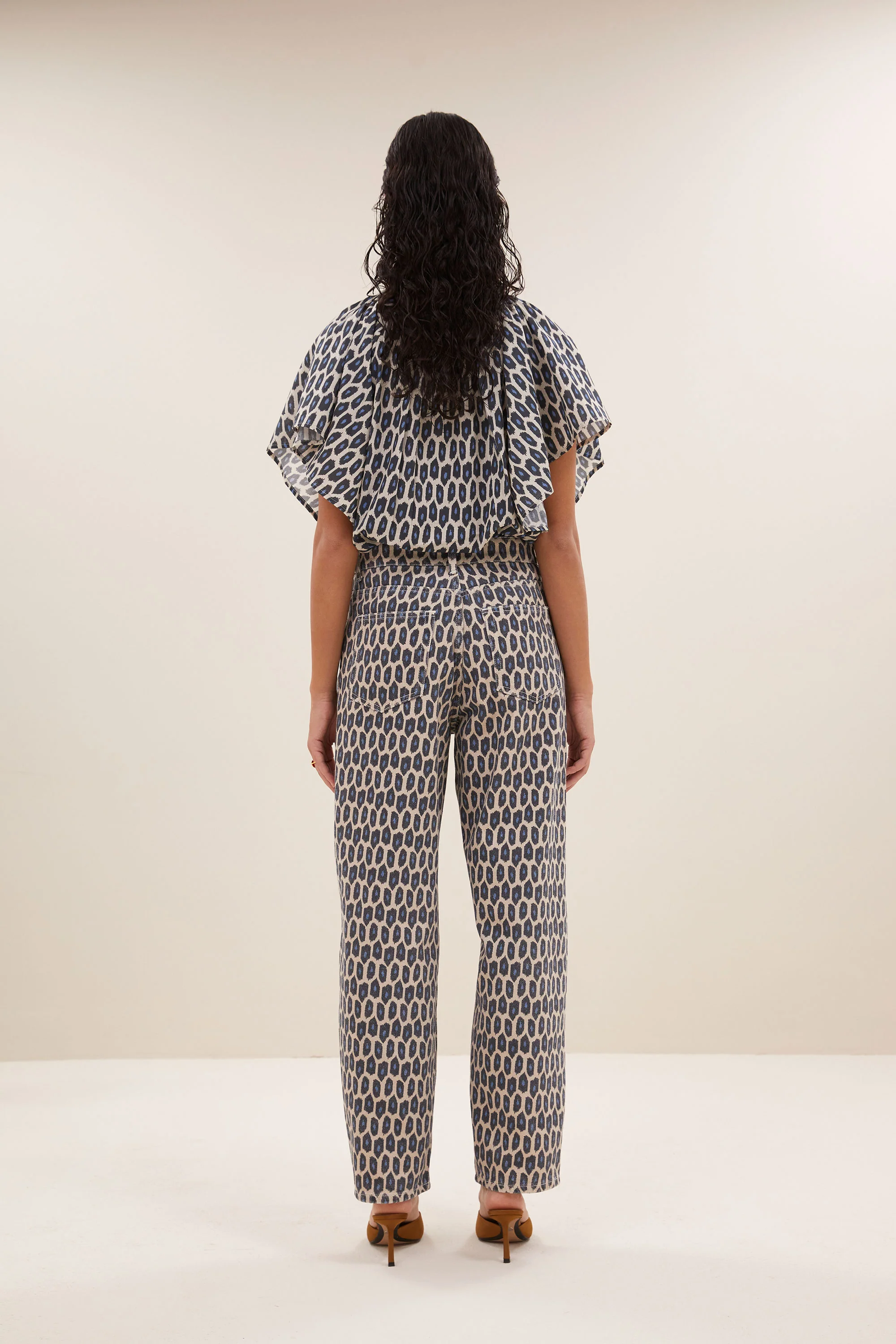 vina paris cheetah blouse | paris cheetah - Image 3