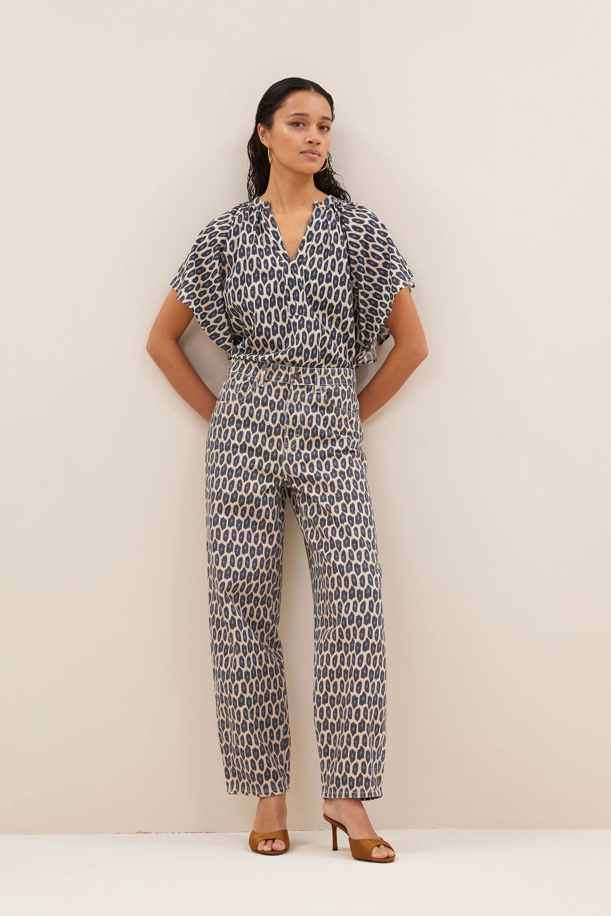 vina paris cheetah blouse | paris cheetah - Image 5