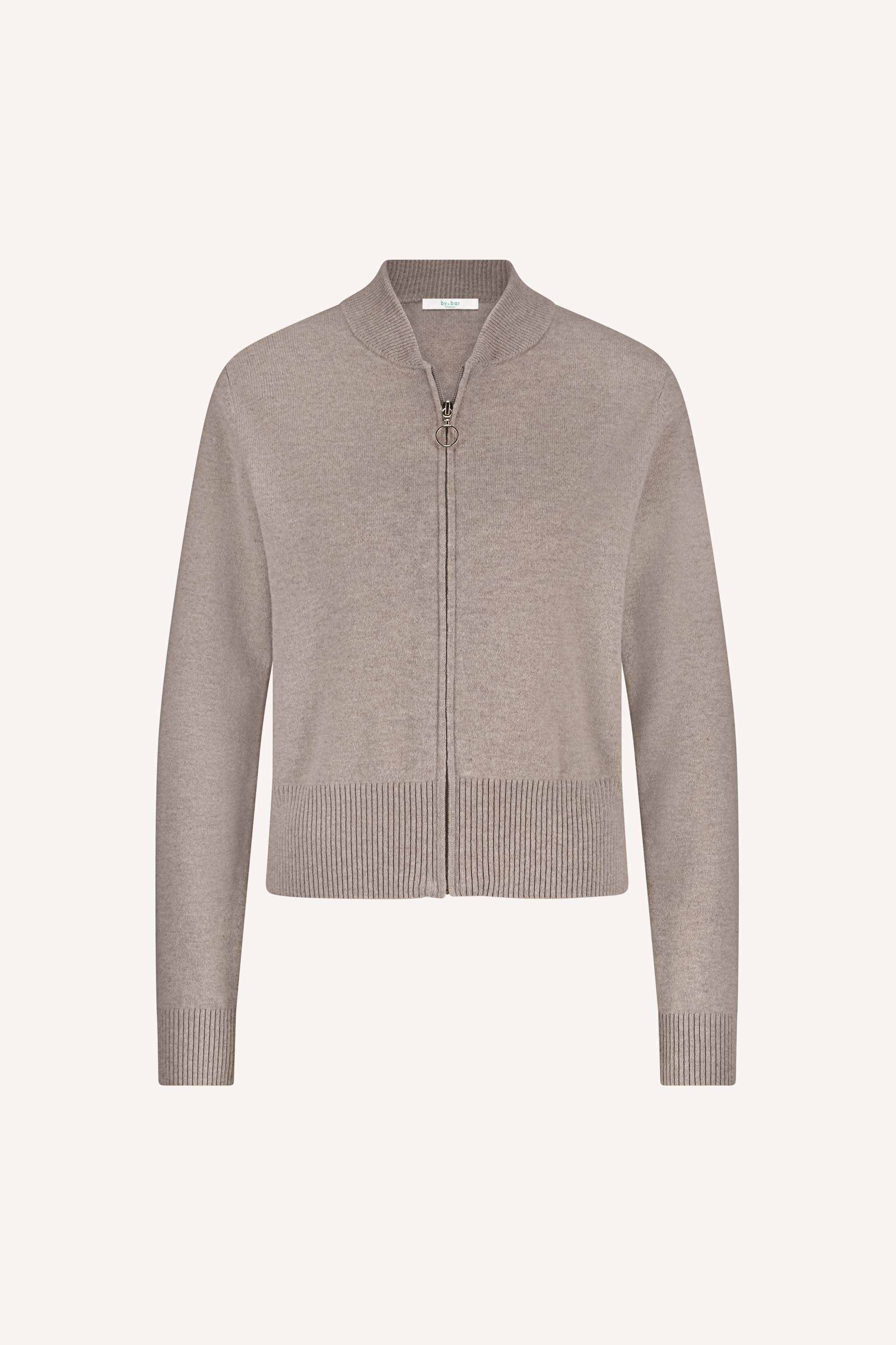 zipp cardigan | dark sand - Image 5